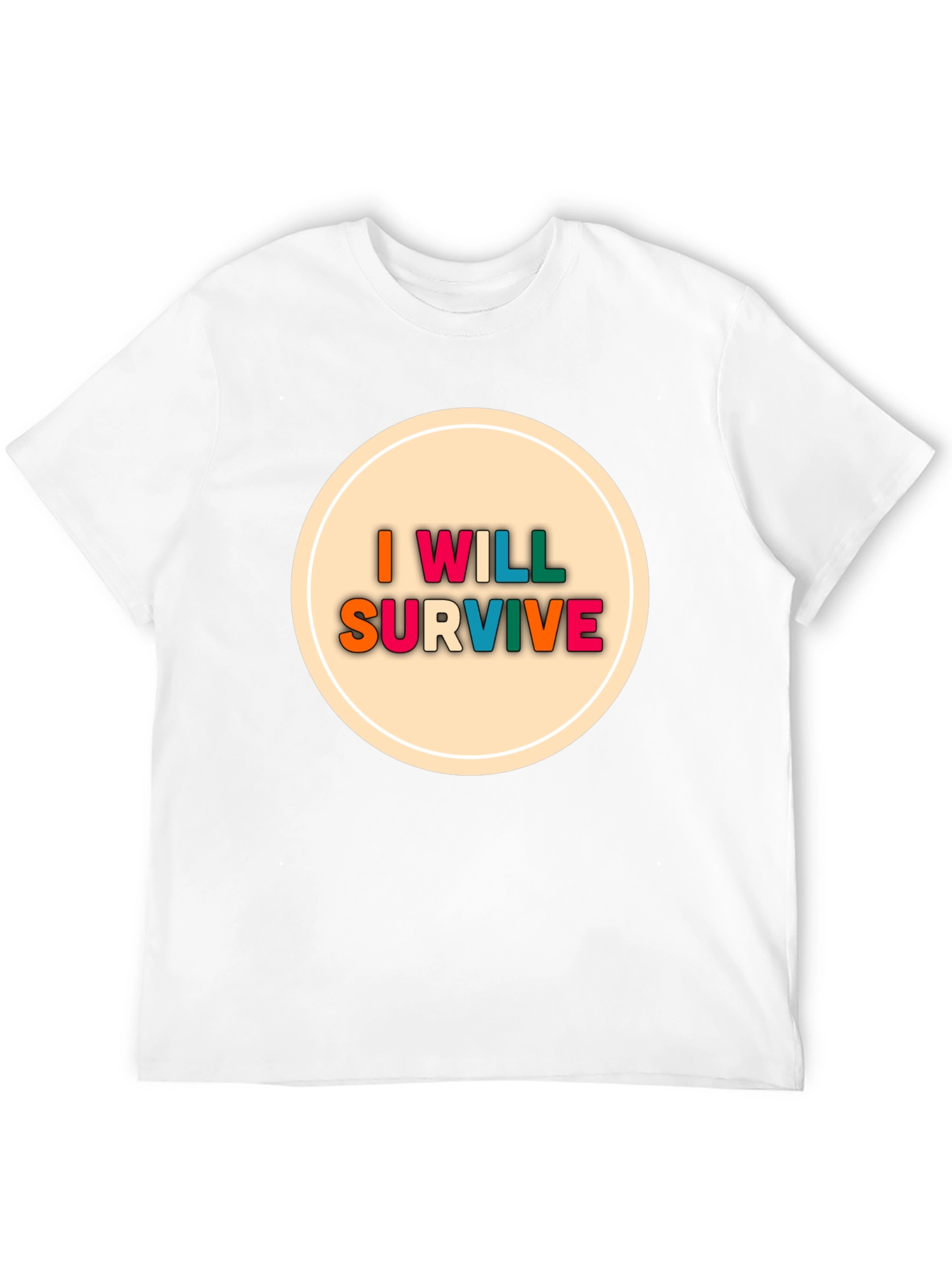 I Will Survive Graphic Tee - Black