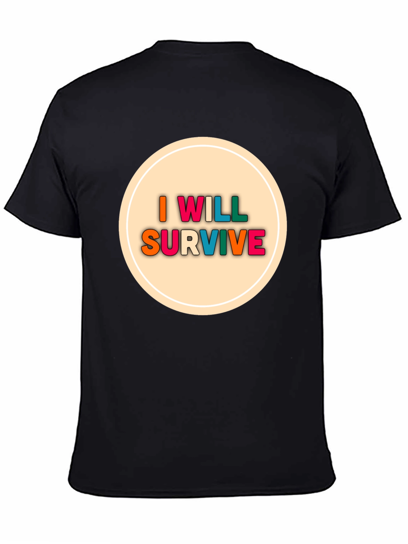 I Will Survive Graphic Tee - Black