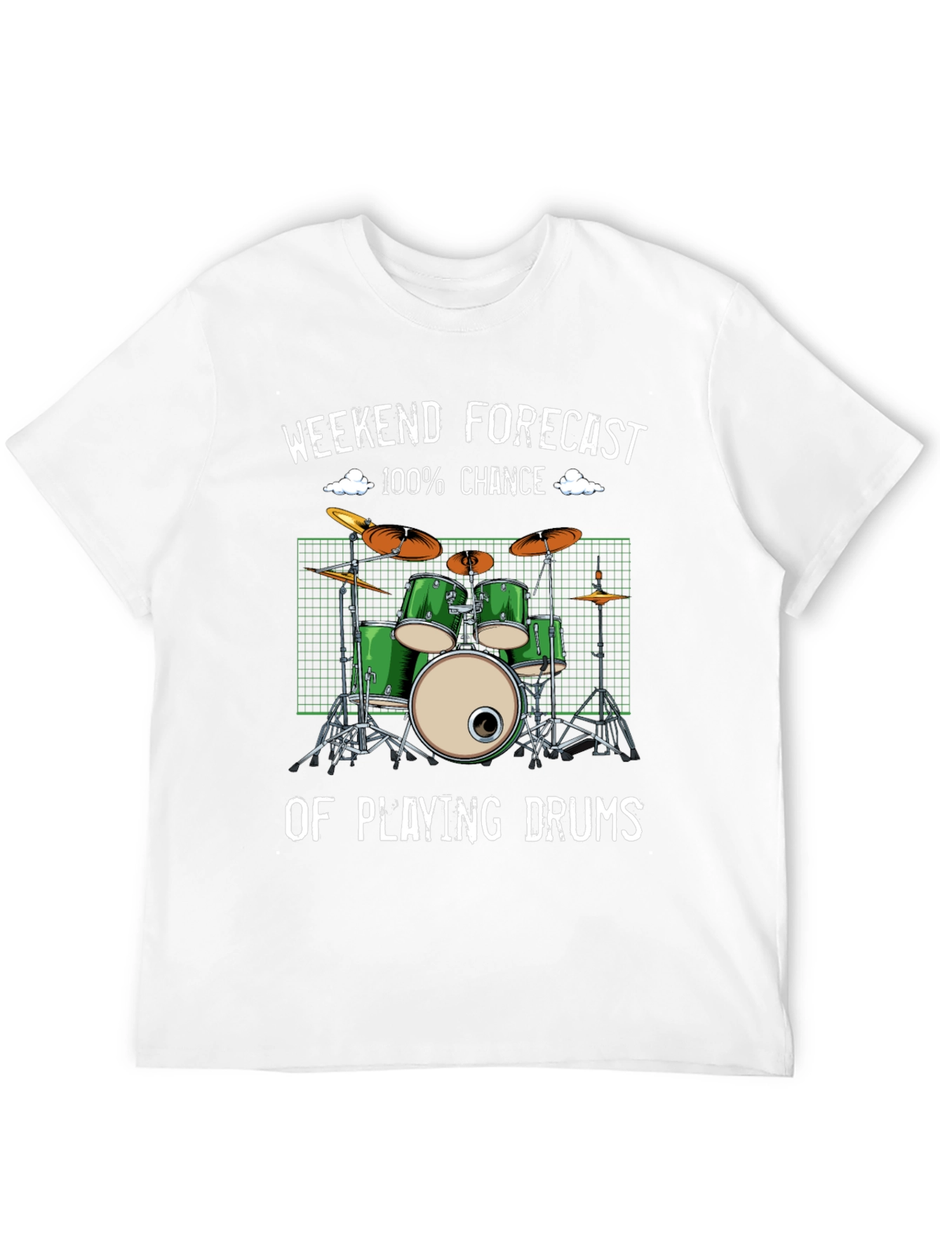 Drummer Weekend Forecast T-Shirt