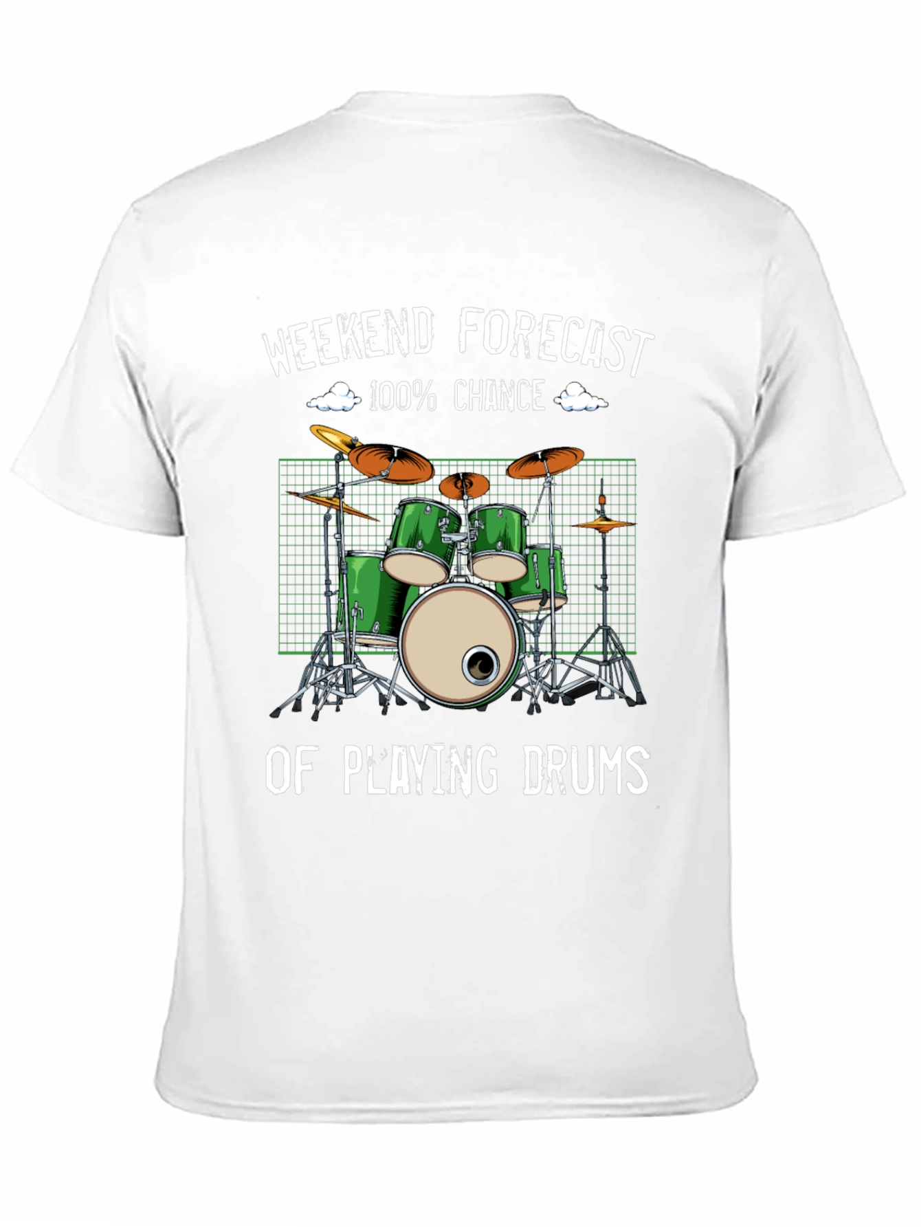 Drummer Weekend Forecast T-Shirt