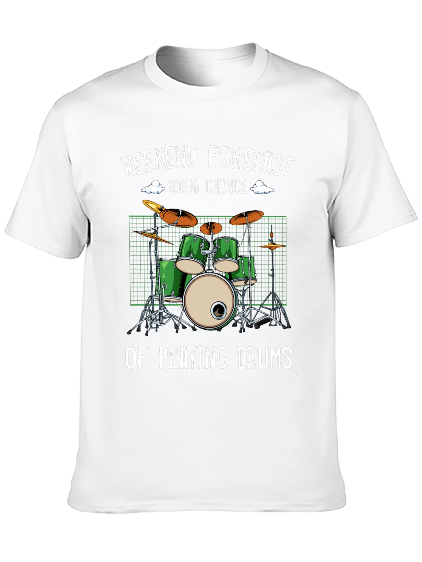 Drummer Weekend Forecast T-Shirt