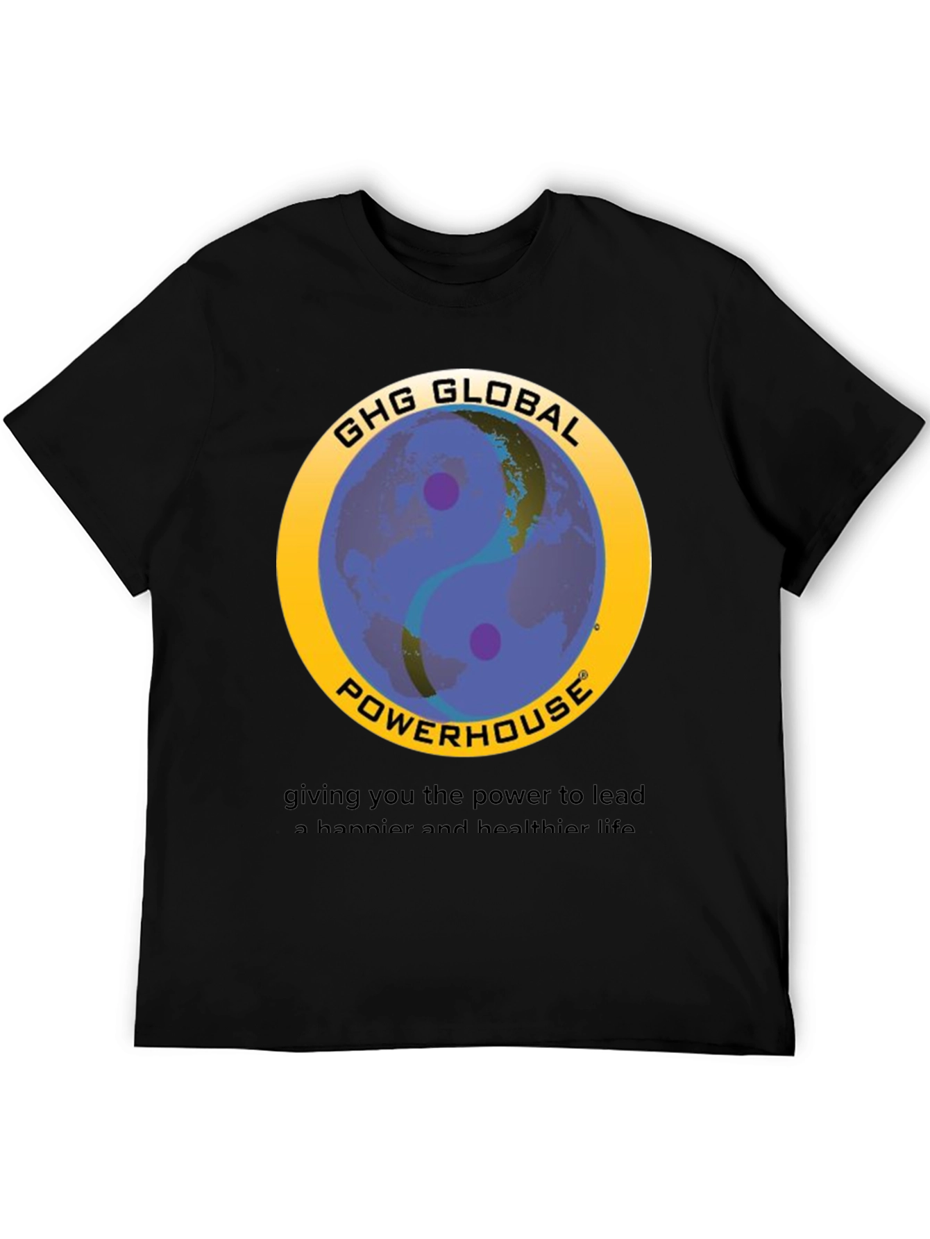 GHG Global Powerhouse Yin Yang Graphic T-Shirt