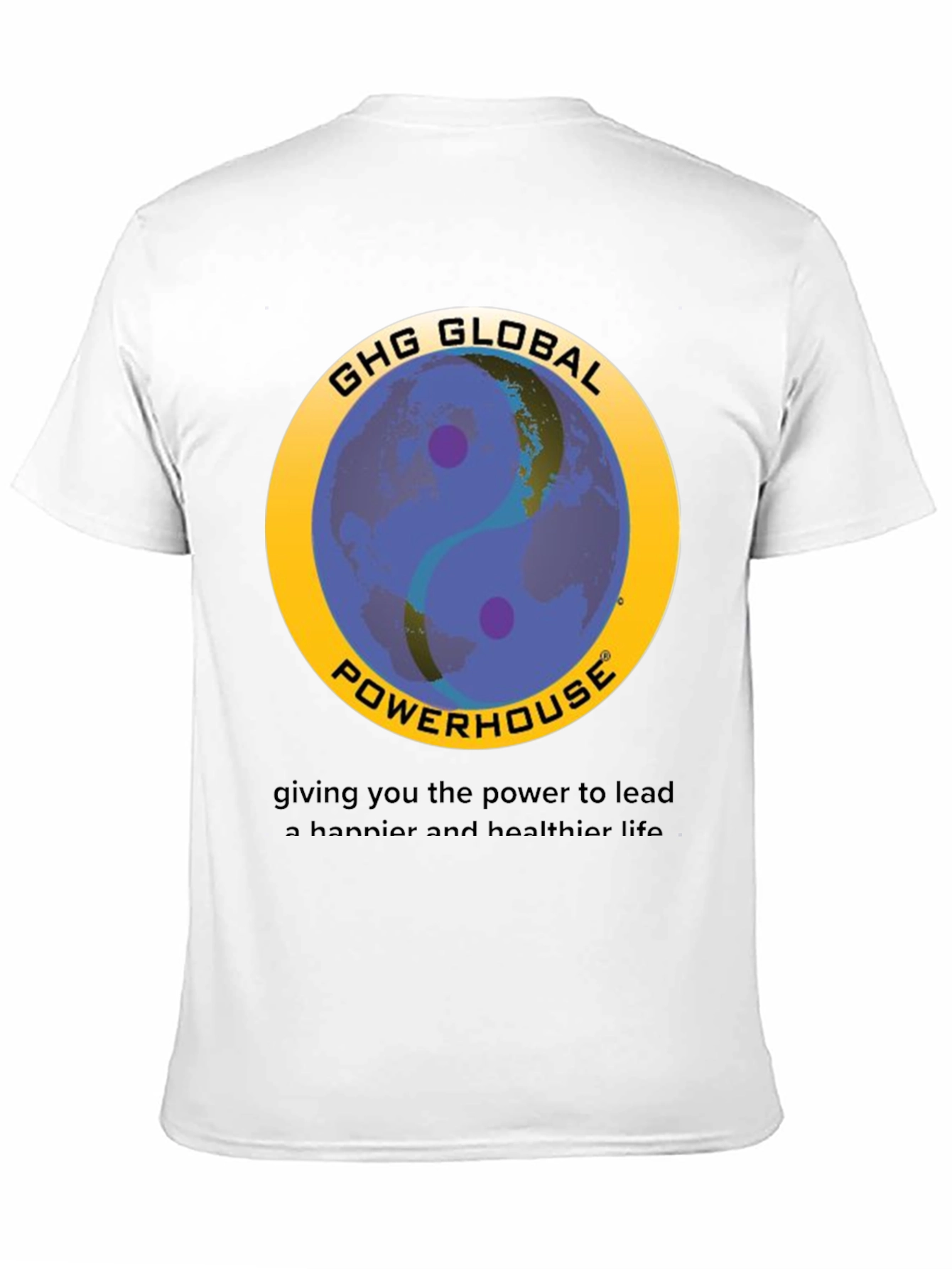 GHG Global Powerhouse Yin Yang Graphic T-Shirt