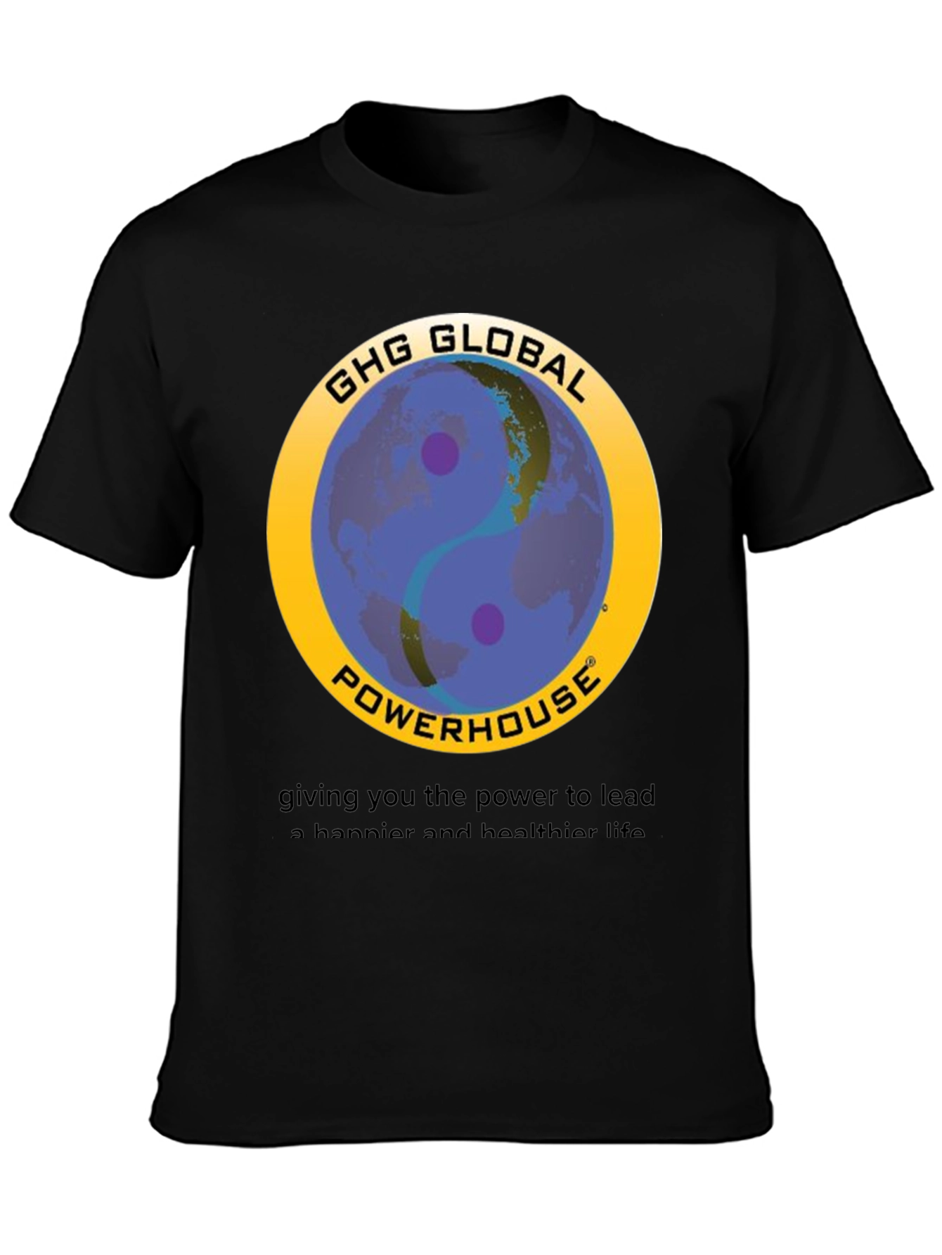 GHG Global Powerhouse Yin Yang Graphic T-Shirt