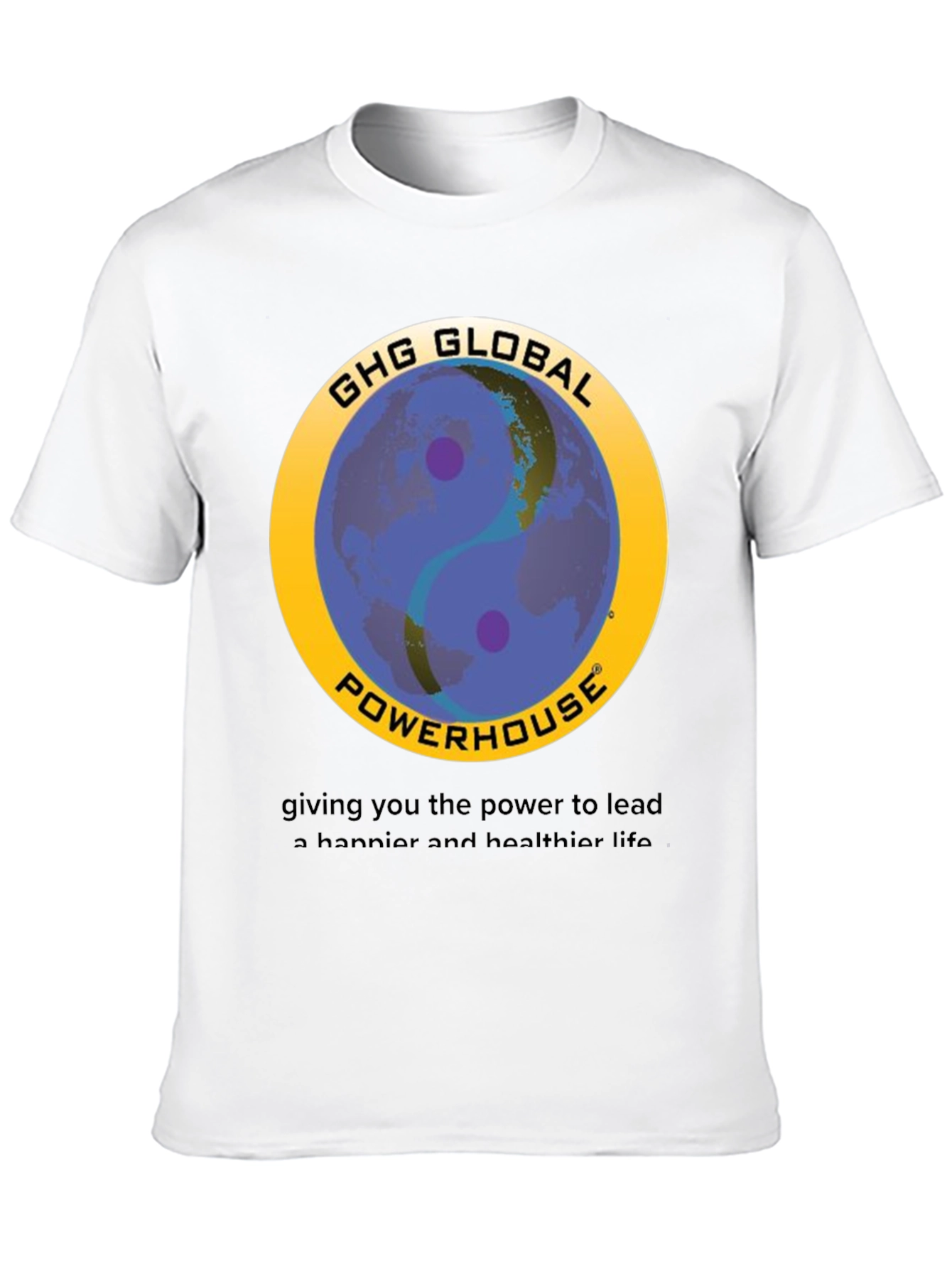 GHG Global Powerhouse Yin Yang Graphic T-Shirt