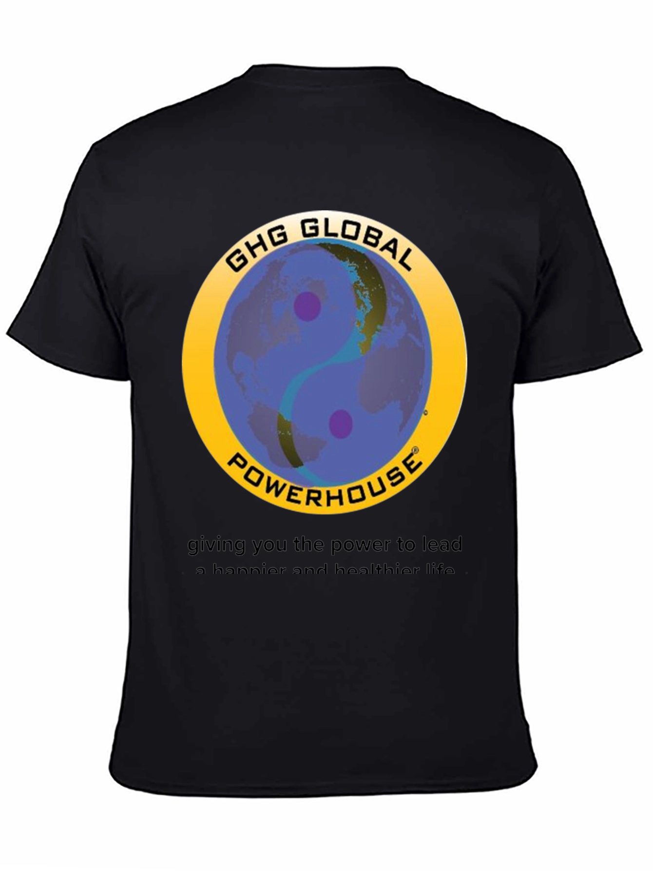 GHG Global Powerhouse Yin Yang Graphic T-Shirt