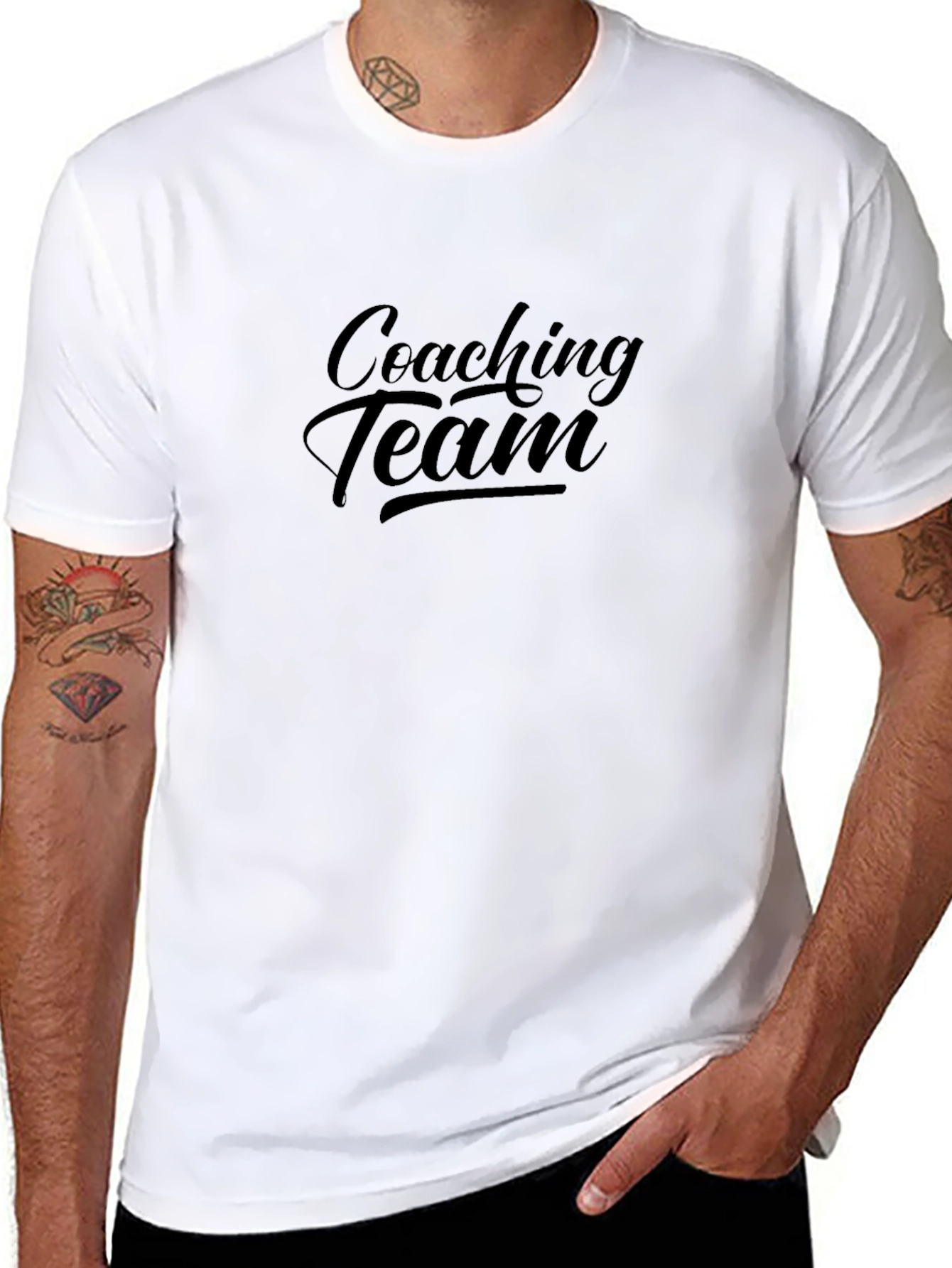 Coaching Team Black T-Shirt