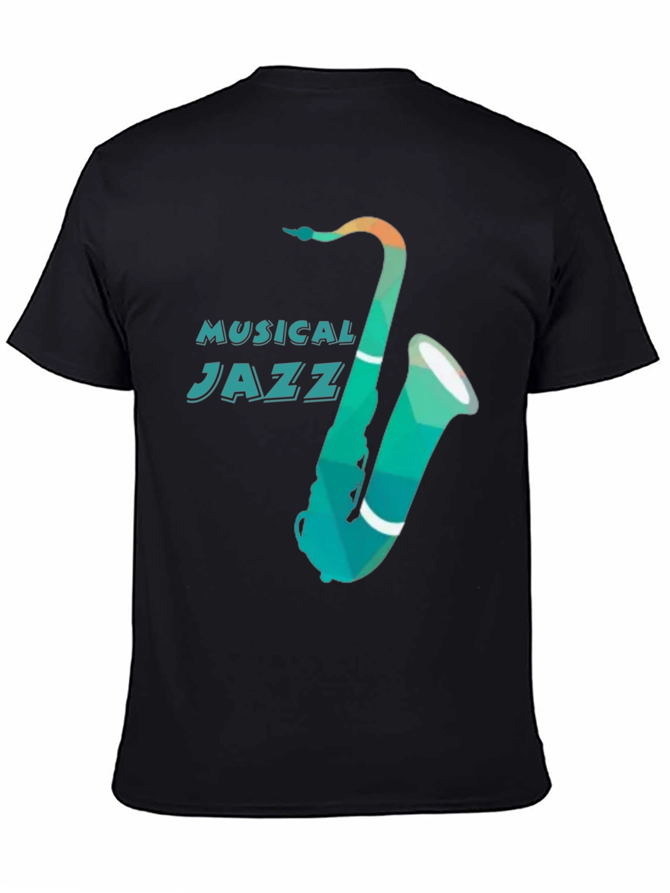 Musical Jazz Saxophone Graphic Tee