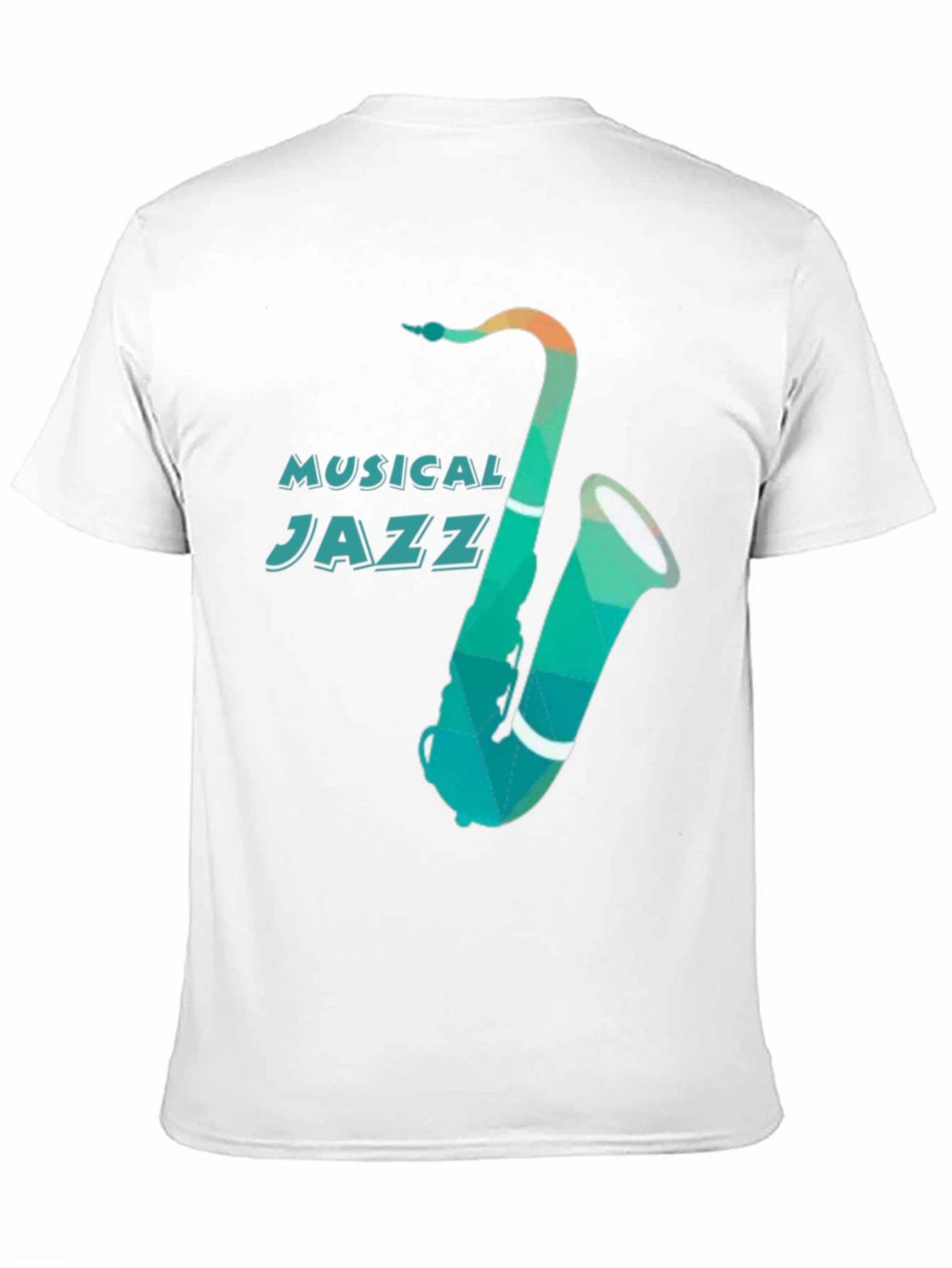 Musical Jazz Saxophone Graphic Tee