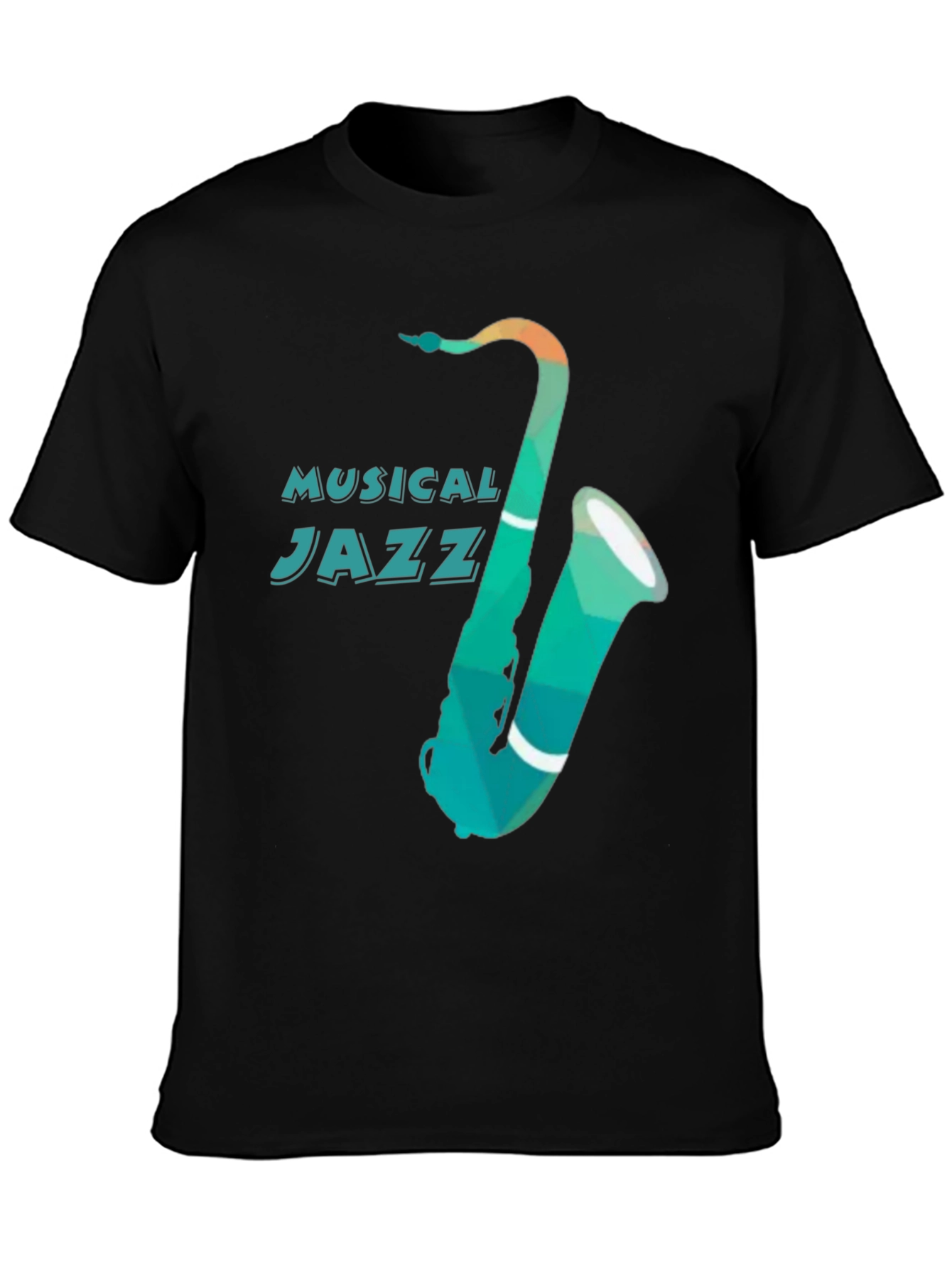 Musical Jazz Saxophone Graphic Tee