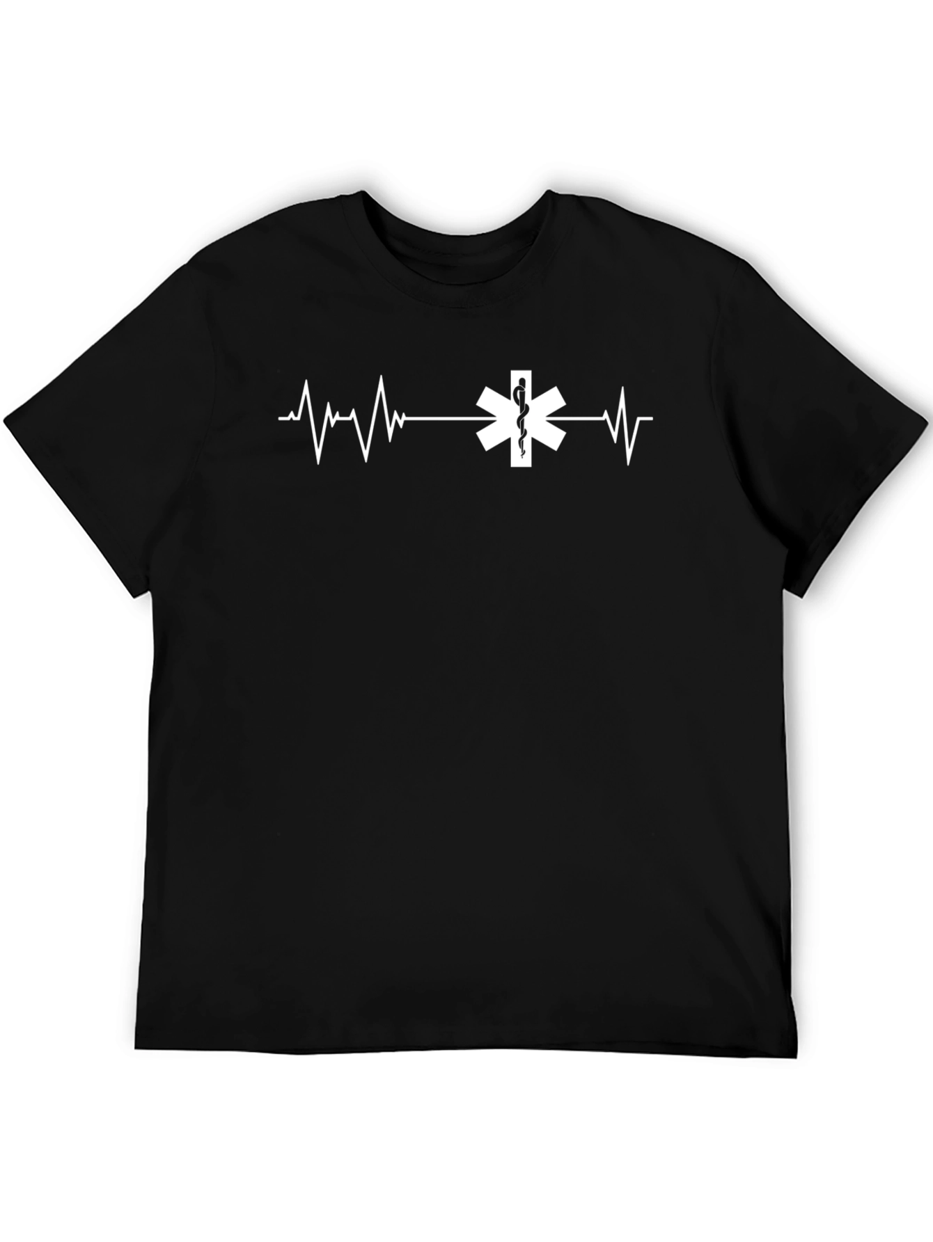 EMT Heartbeat Graphic Tee - Medical Responder T-Shirt