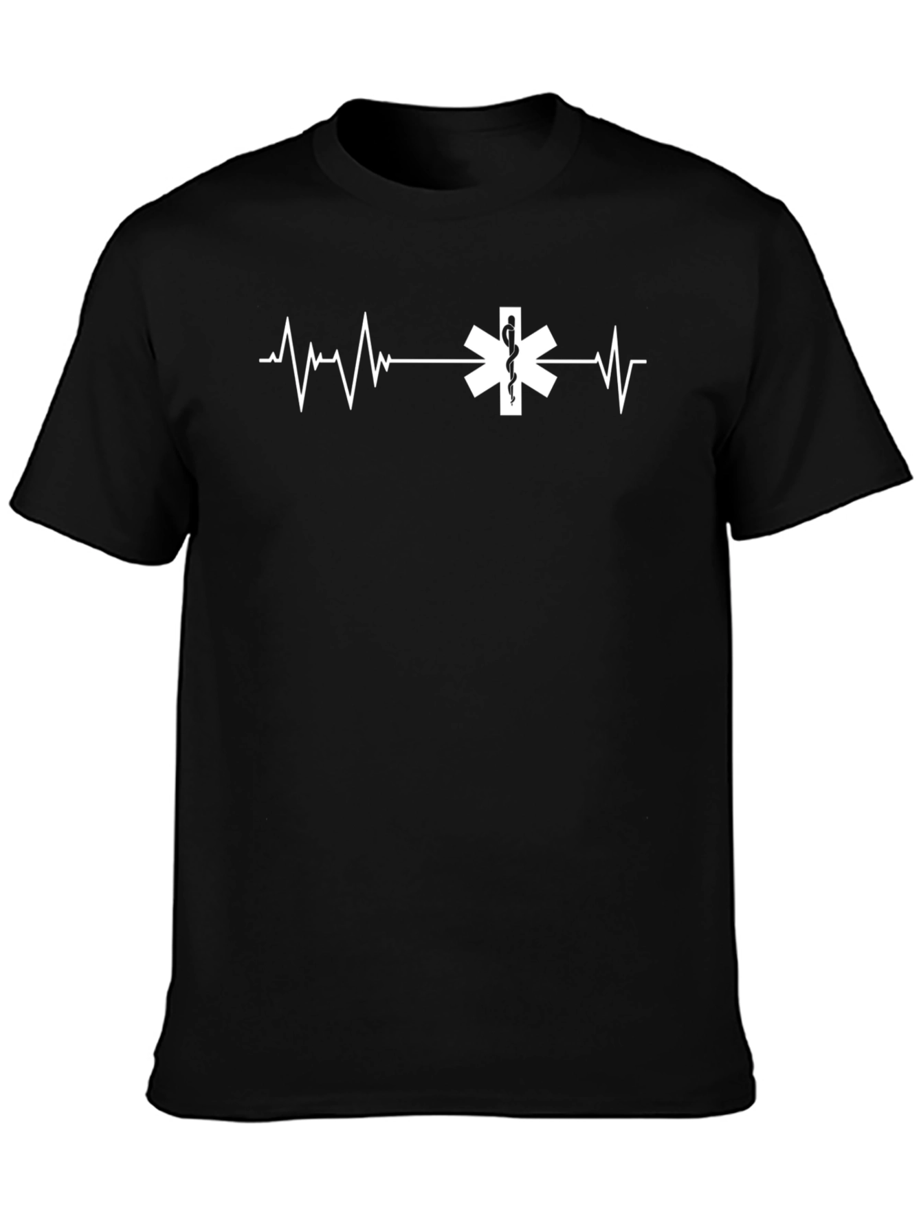 EMT Heartbeat Graphic Tee - Medical Responder T-Shirt