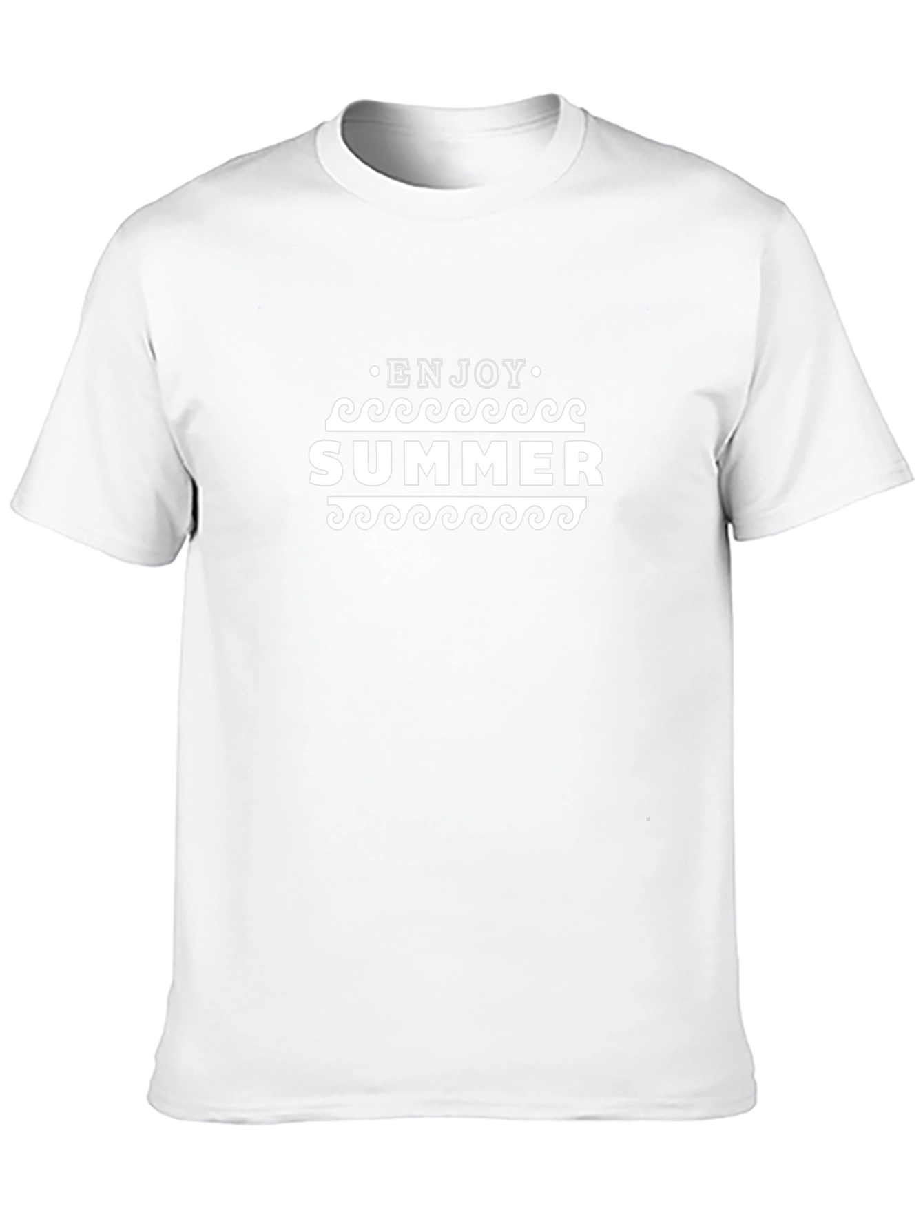 Enjoy Summer Graphic T-Shirt - Black