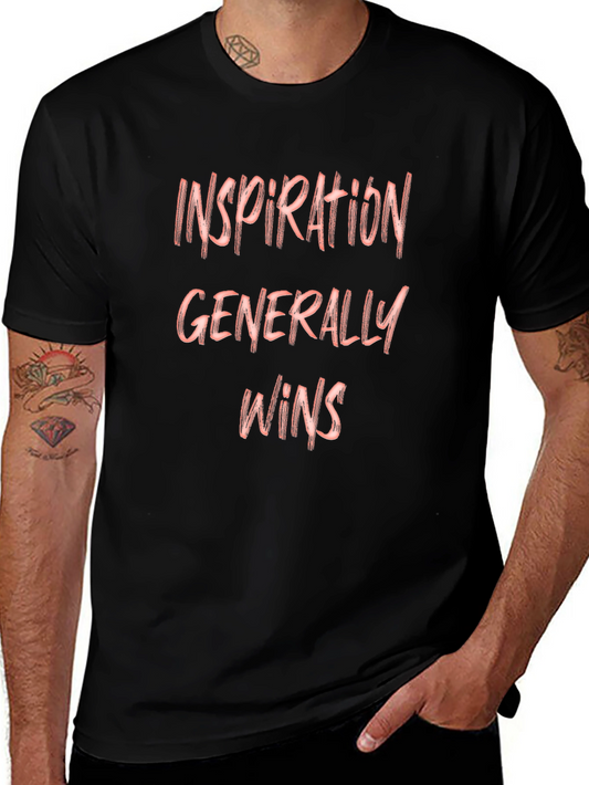 Inspiration Wins T-Shirt - Motivational Graphic Tee