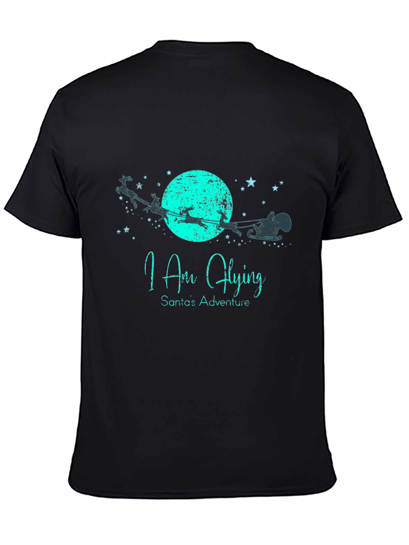 Santas Adventure Tee - I Am Flying Christmas Shirt