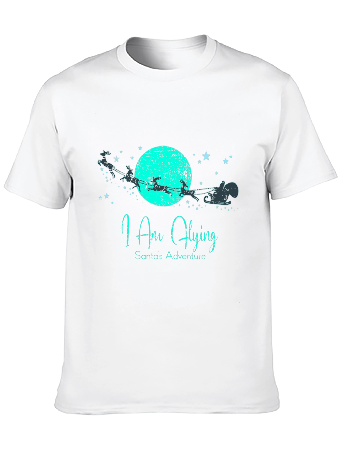 Santas Adventure Tee - I Am Flying Christmas Shirt