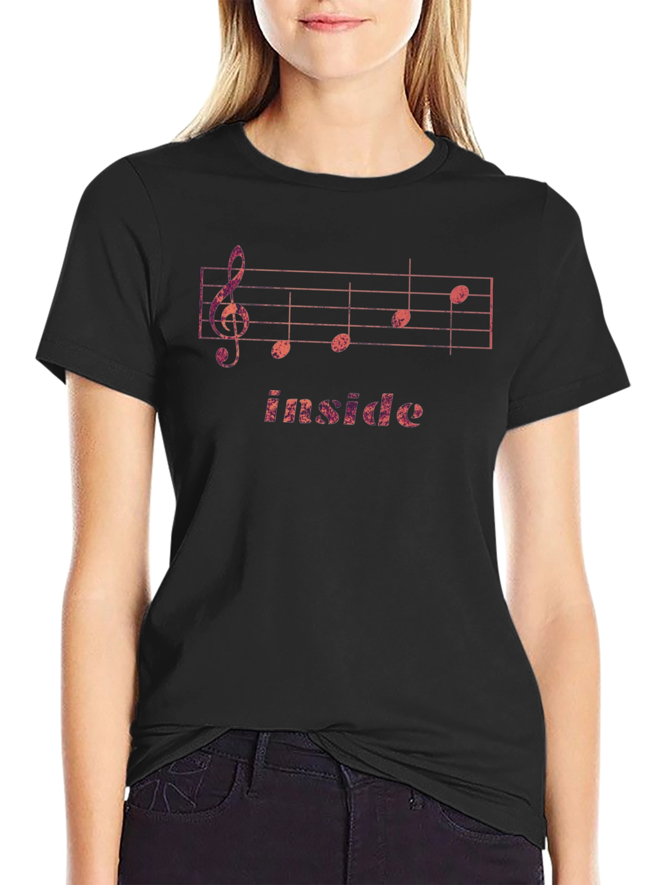Inside Music Staff Tee