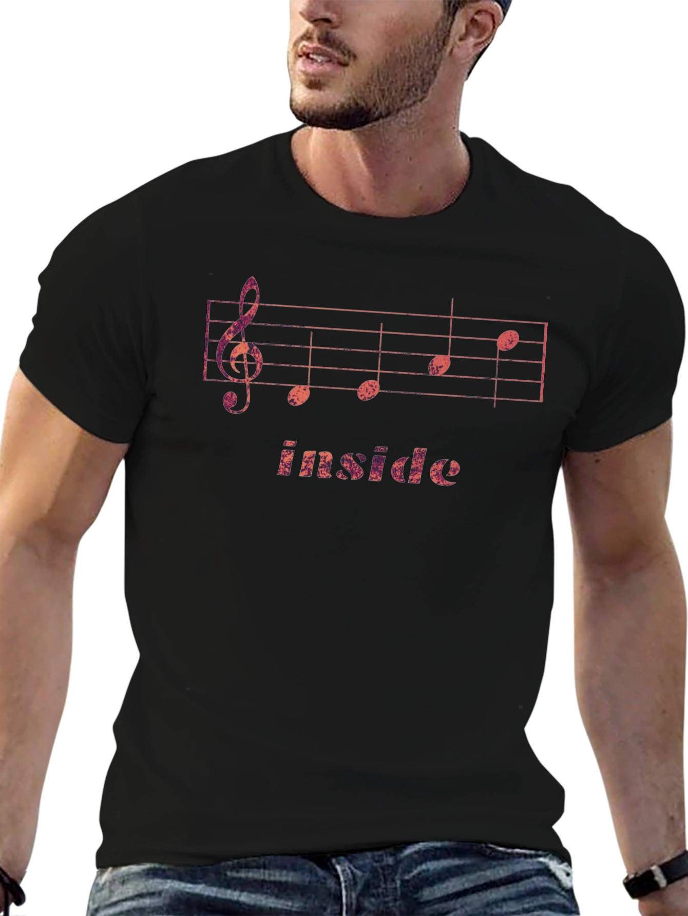 Inside Music Staff Tee