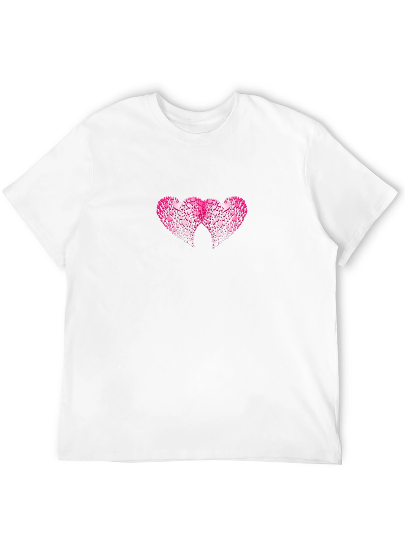 Heart Graphic Black T-Shirt - Love Design