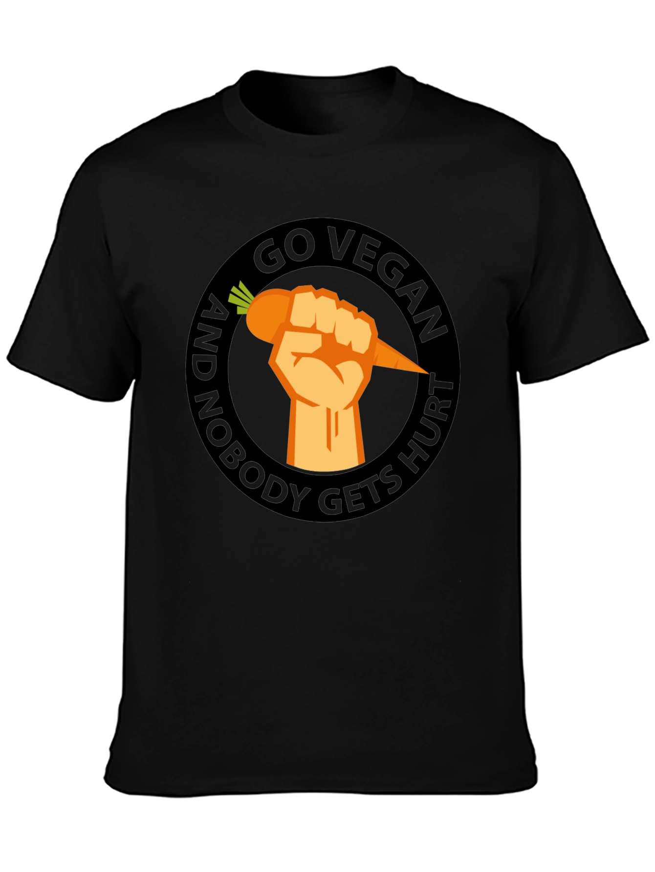 Go Vegan T-Shirt - Nobody Gets Hurt