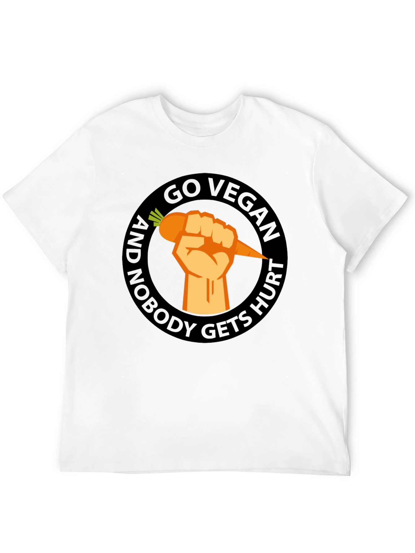 Go Vegan T-Shirt - Nobody Gets Hurt