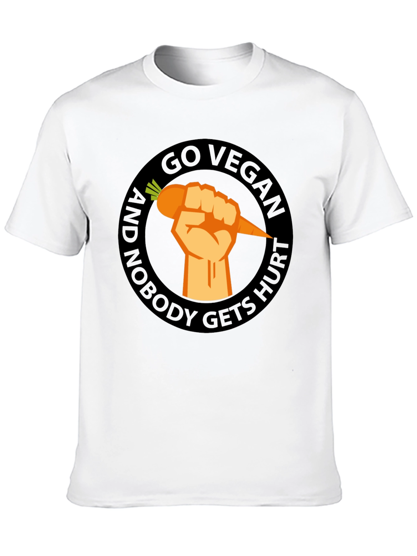 Go Vegan T-Shirt - Nobody Gets Hurt