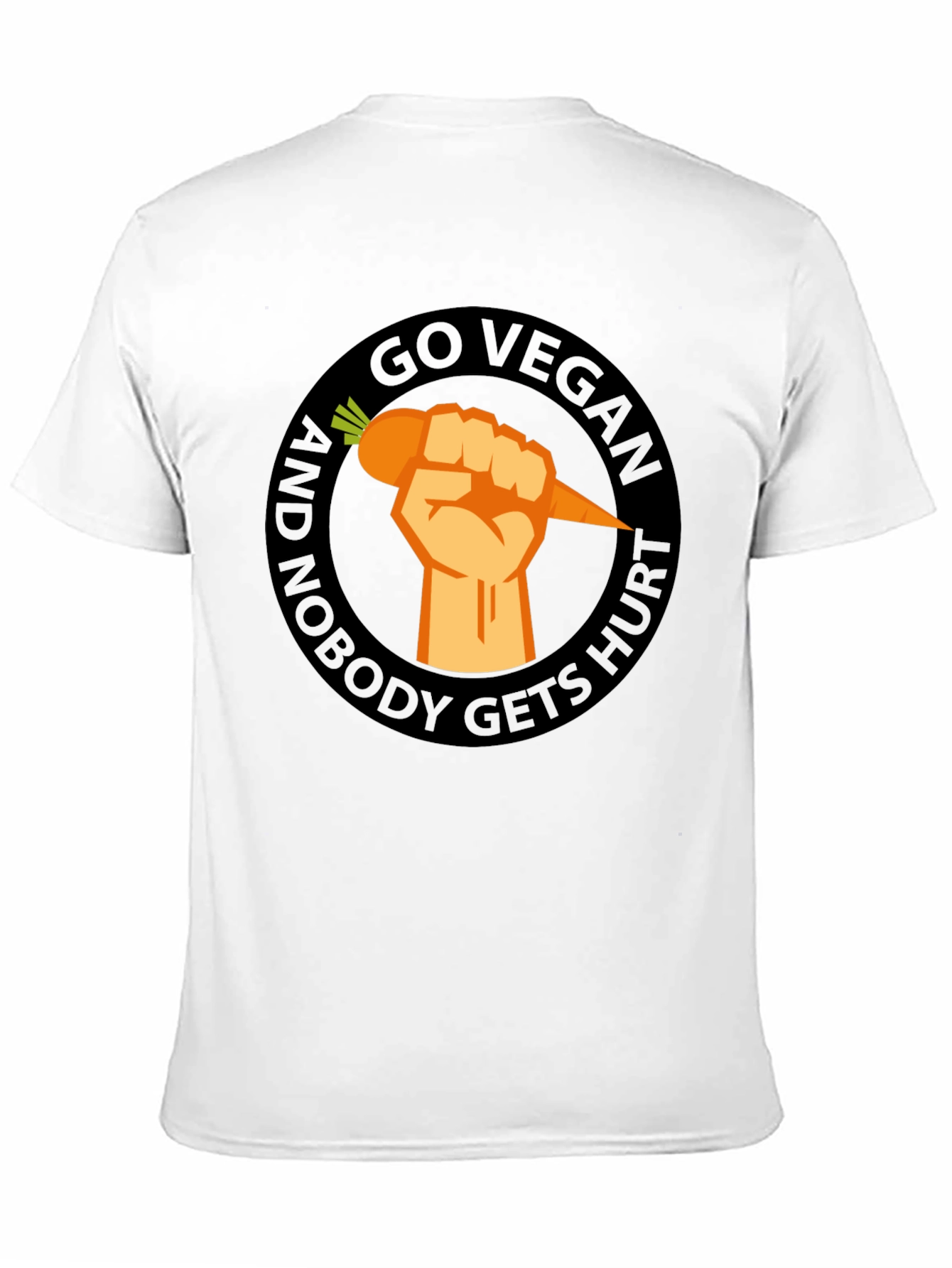 Go Vegan T-Shirt - Nobody Gets Hurt