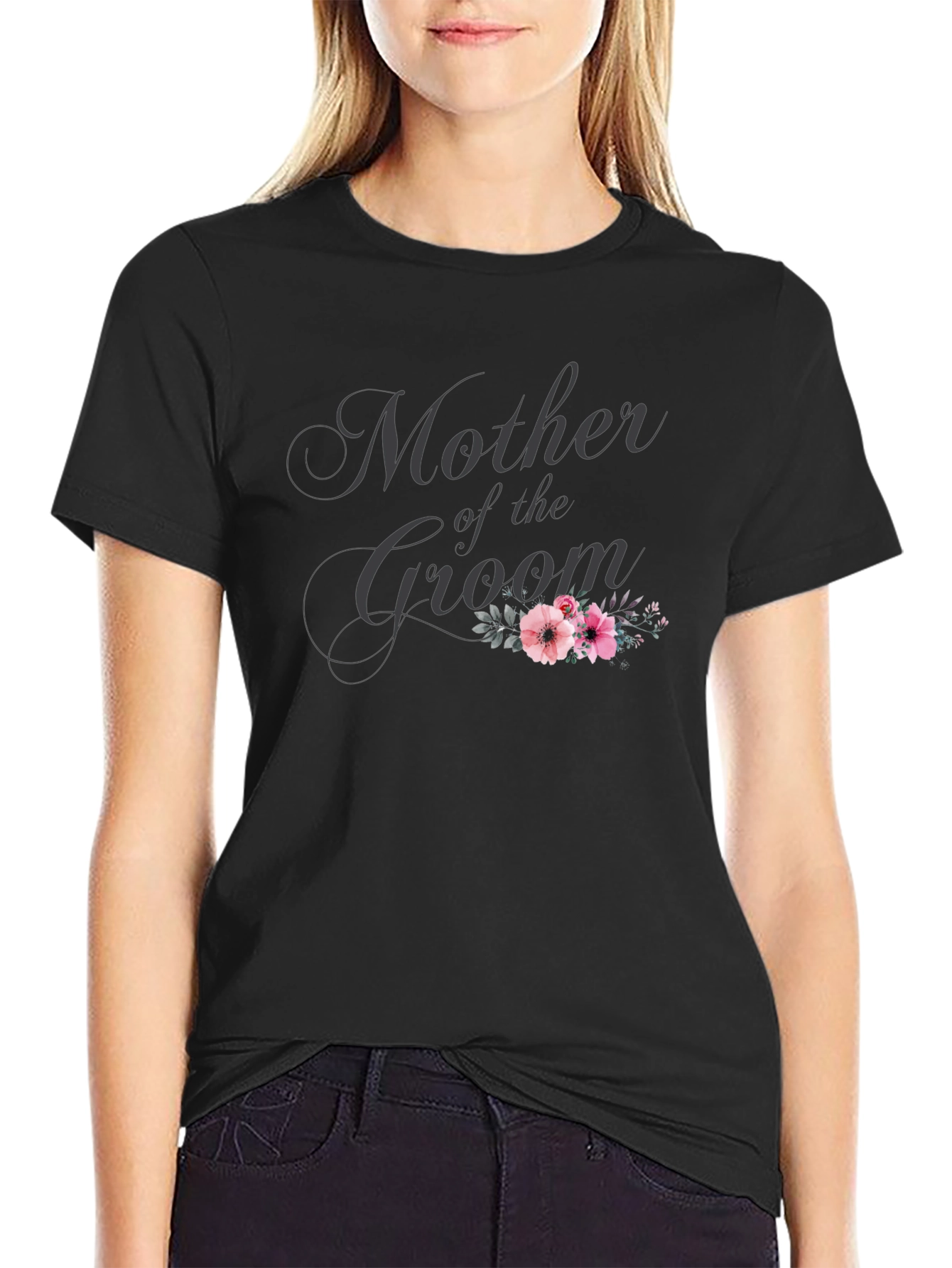 Mother of the Groom Black T-Shirt