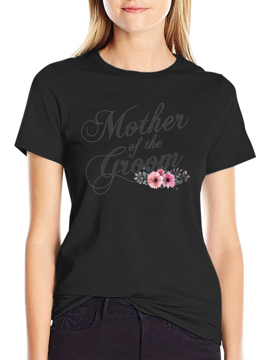 Mother of the Groom Black T-Shirt