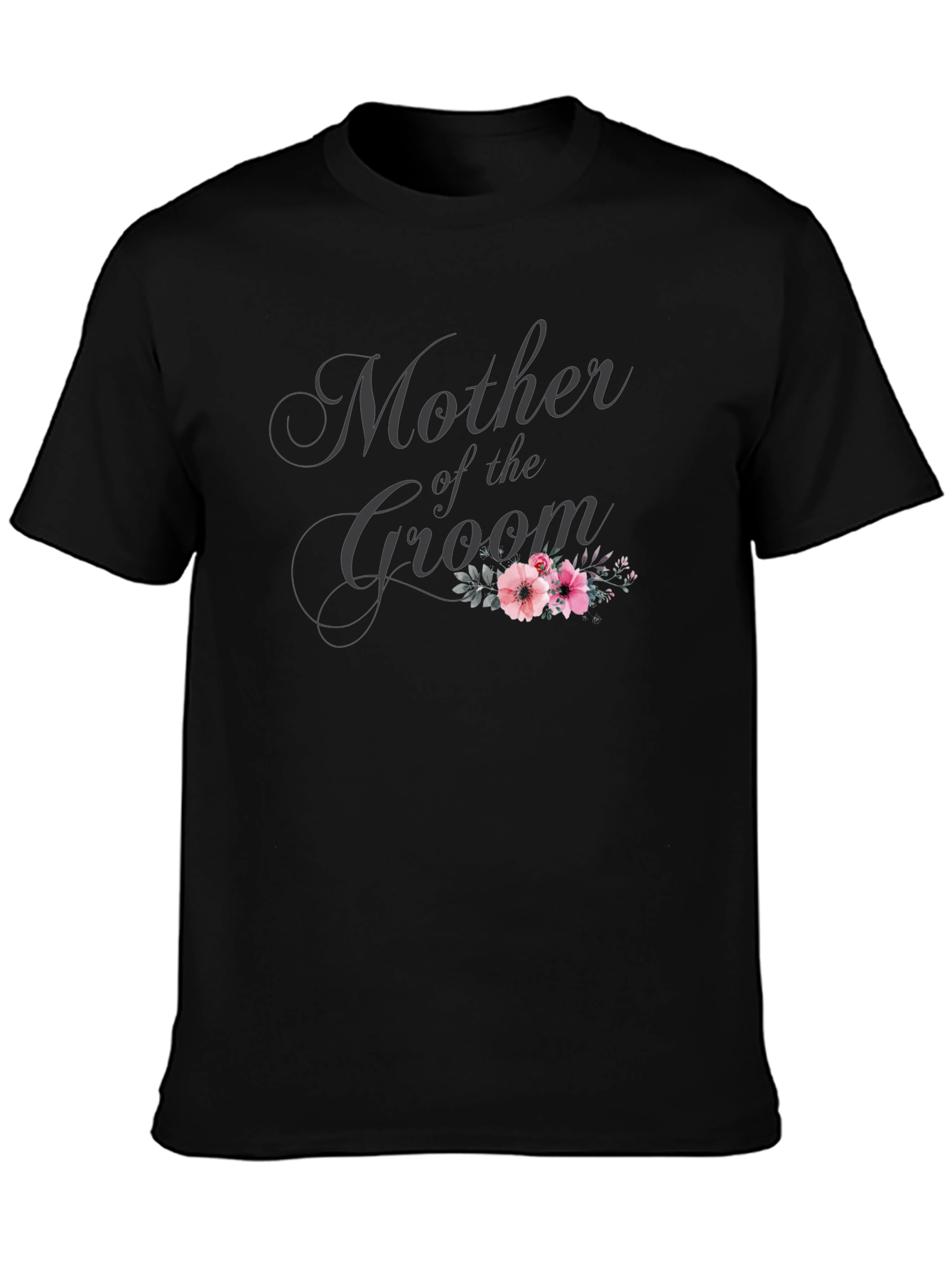 Mother of the Groom Black T-Shirt
