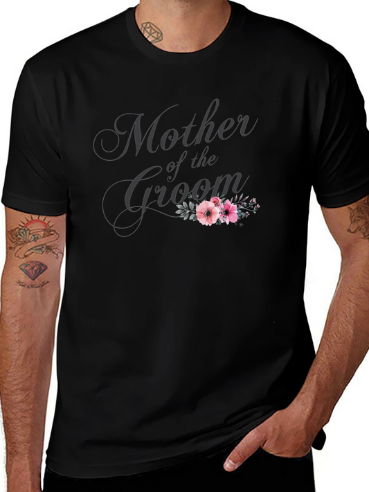 Mother of the Groom Black T-Shirt