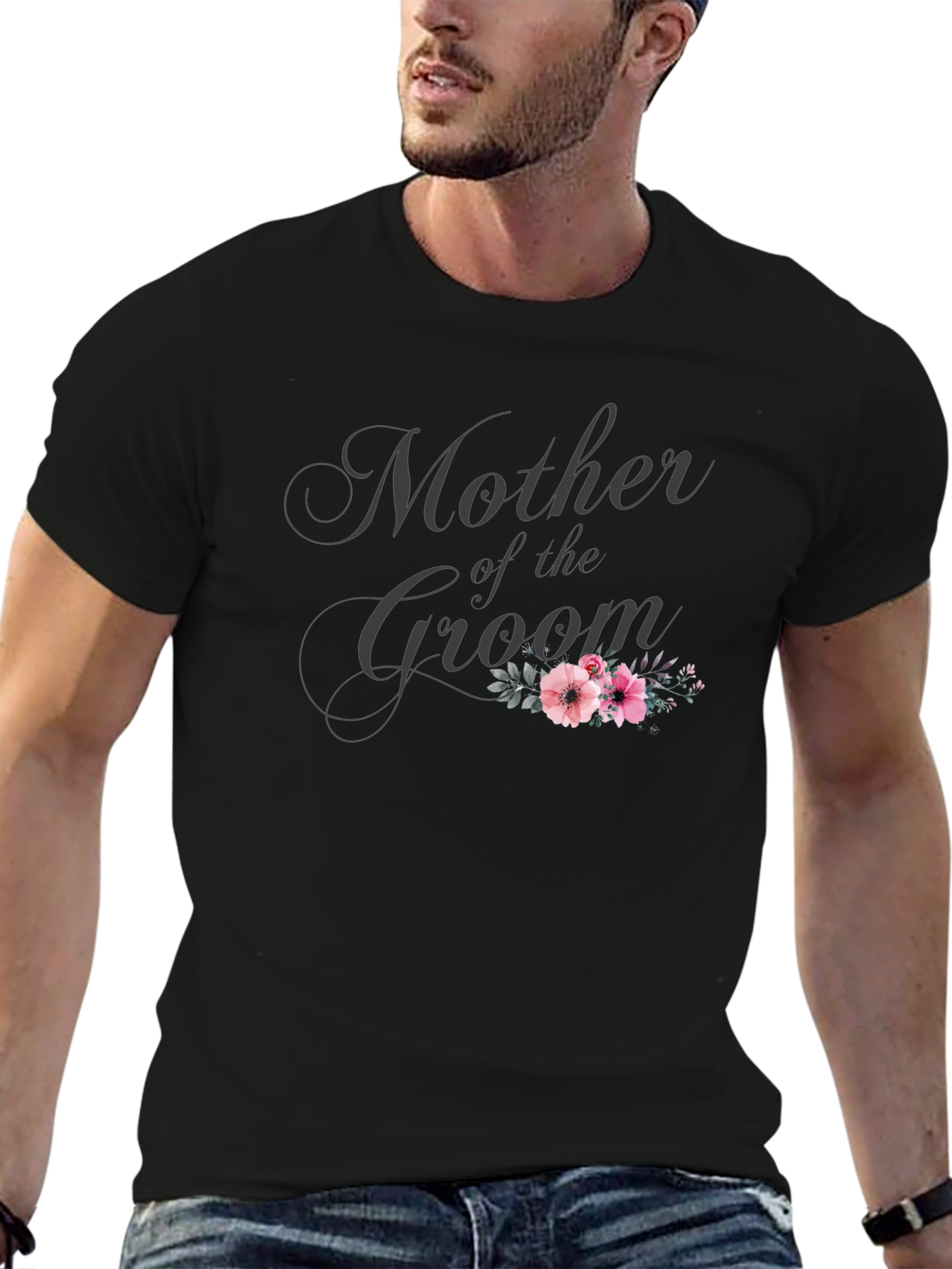Mother of the Groom Black T-Shirt