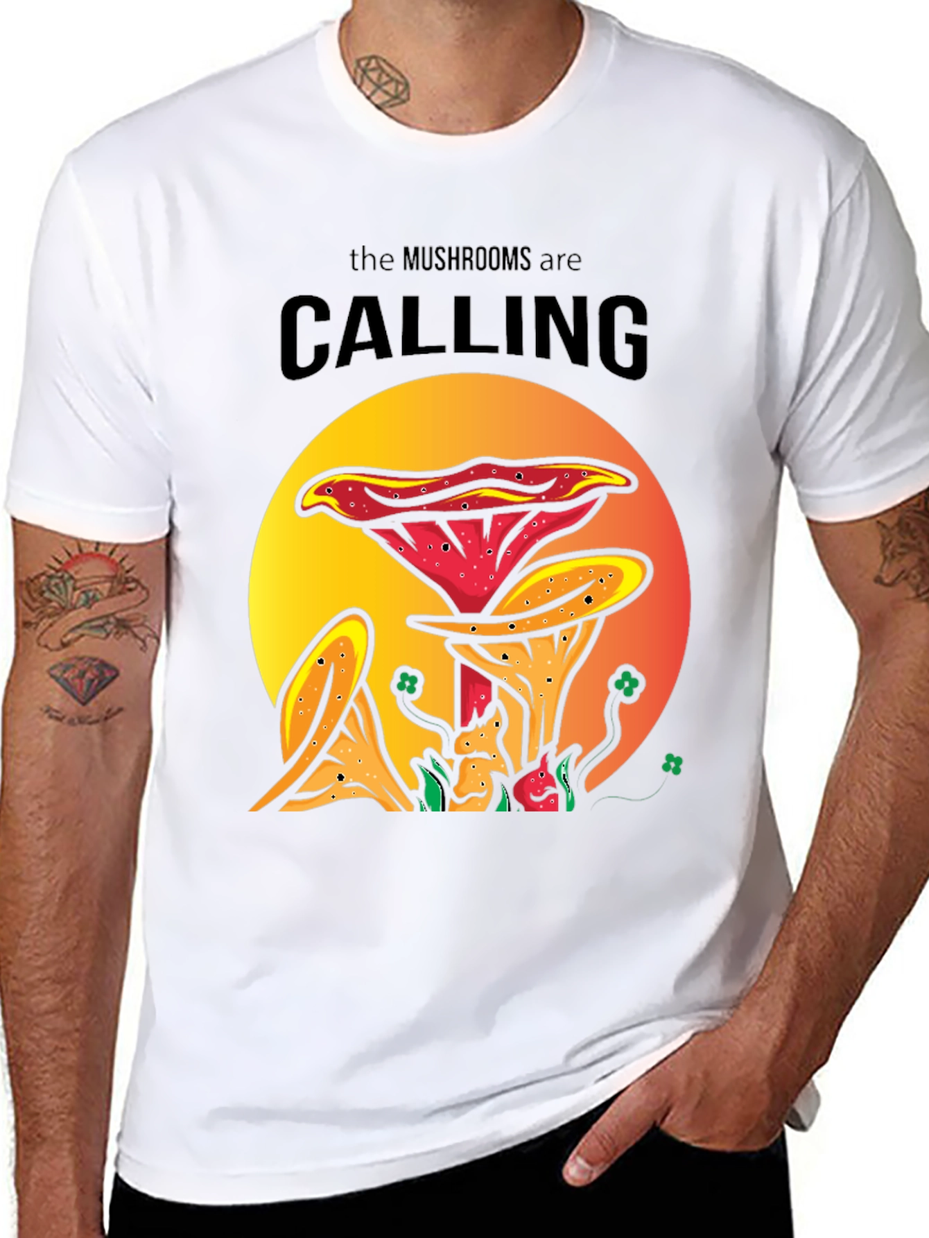 Mushroom Calling T-Shirt | Fun Nature Tee