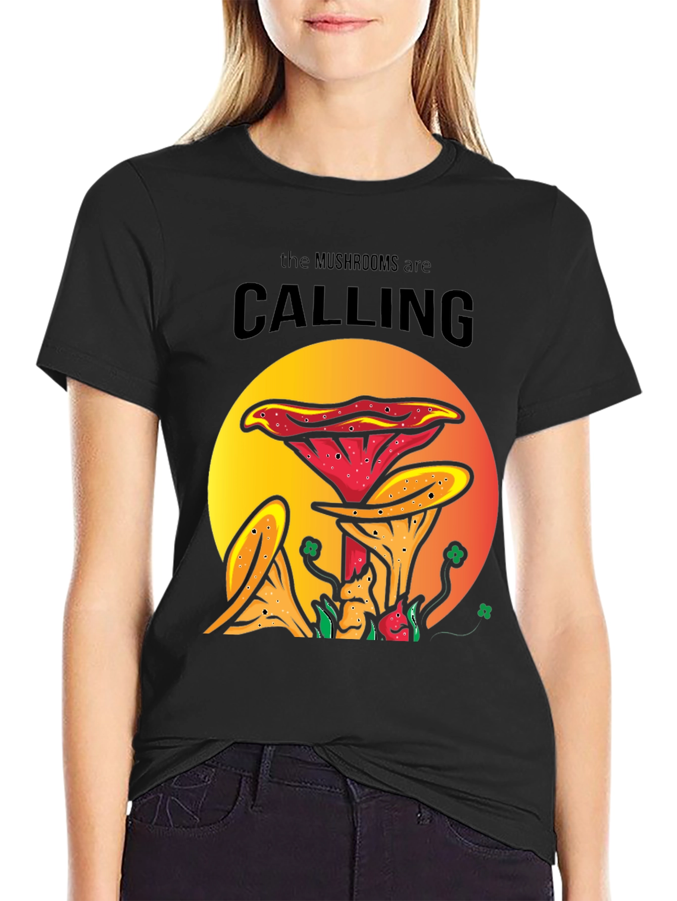 Mushroom Calling T-Shirt | Fun Nature Tee