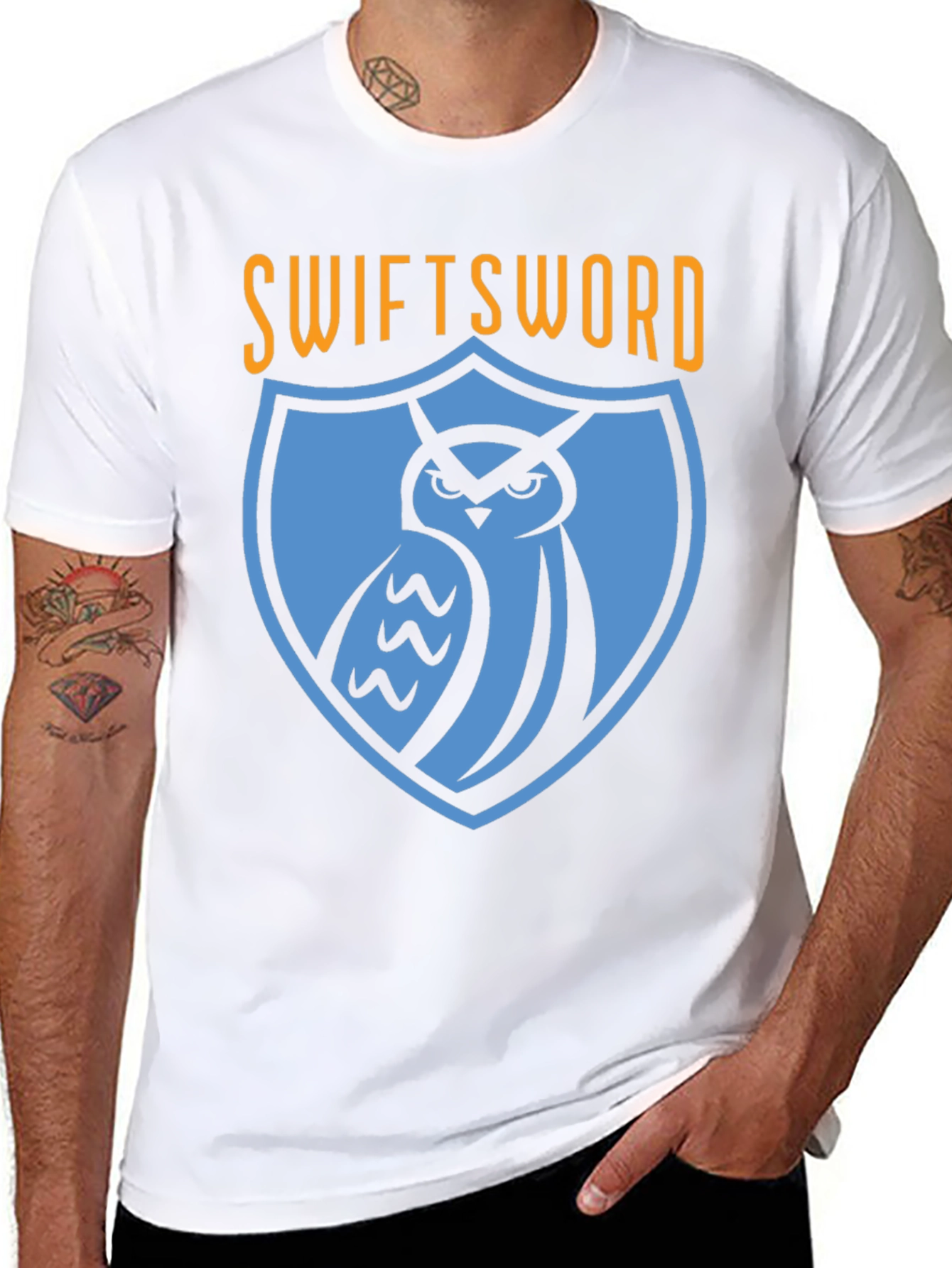 SwiftSword Owl Shield Graphic Tee