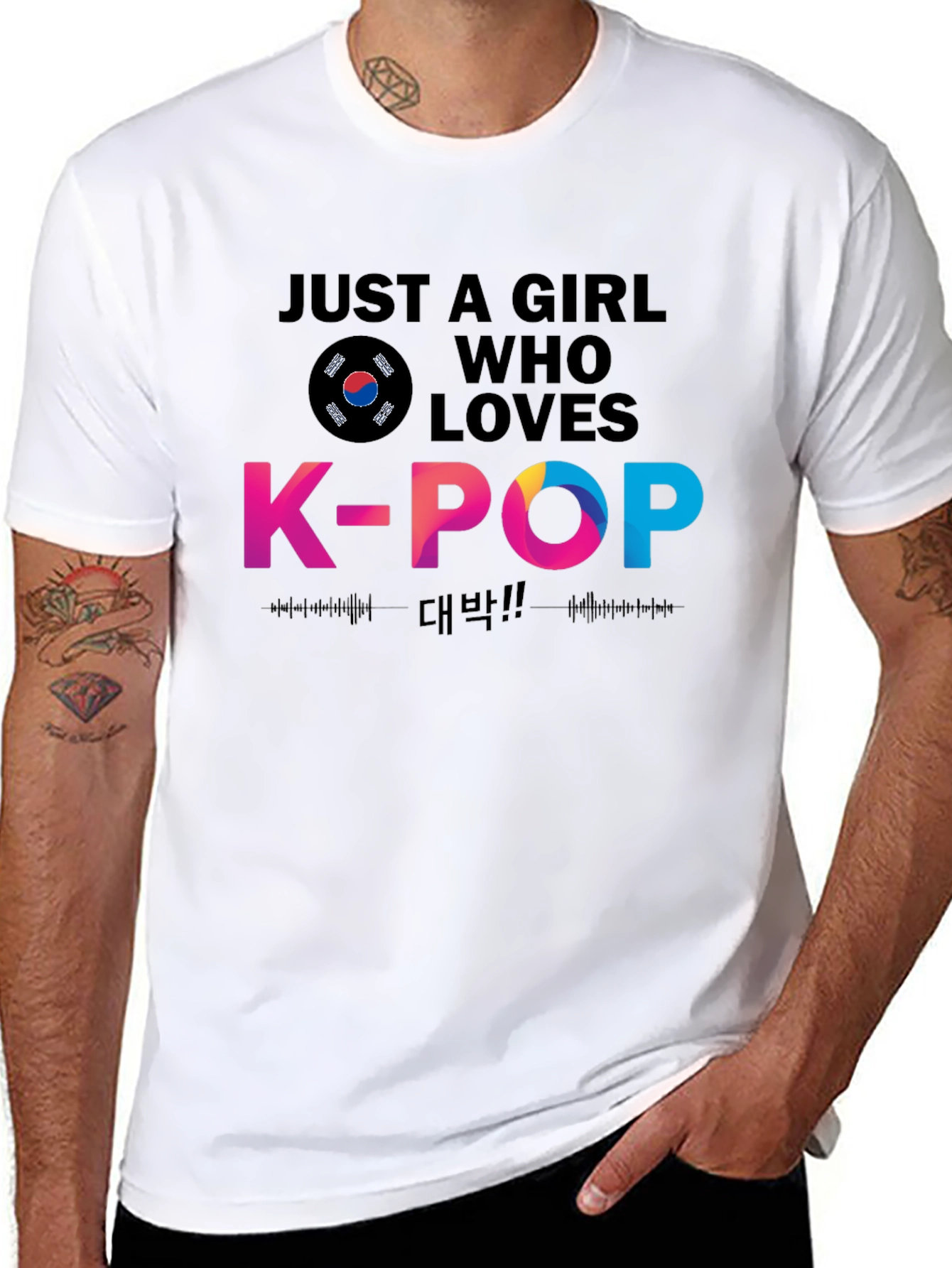 Just A Girl Who Loves K-Pop T-Shirt