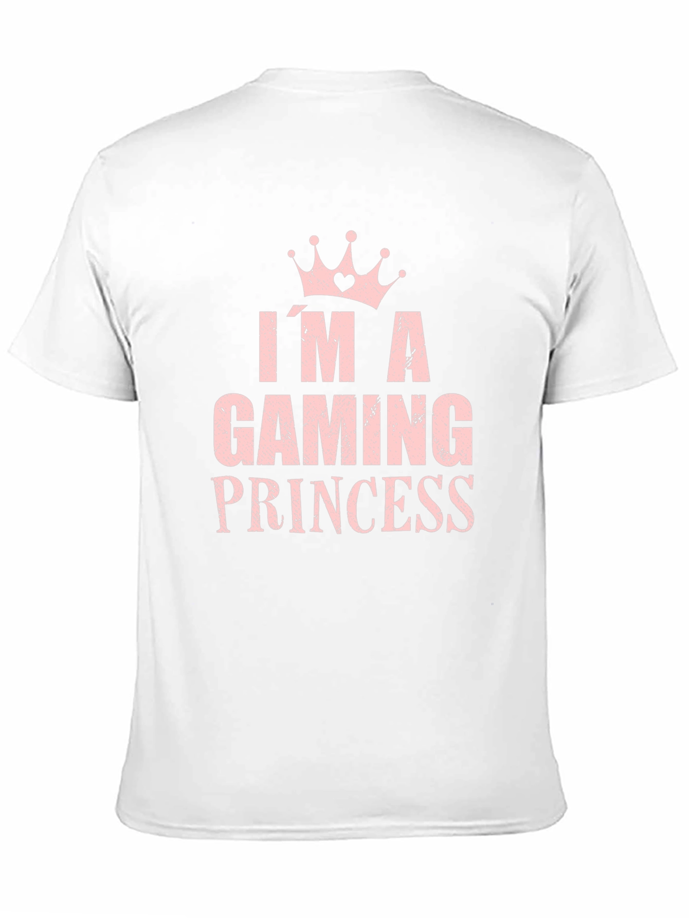 Im A Gaming Princess T-Shirt Crown Black Cotton Tee