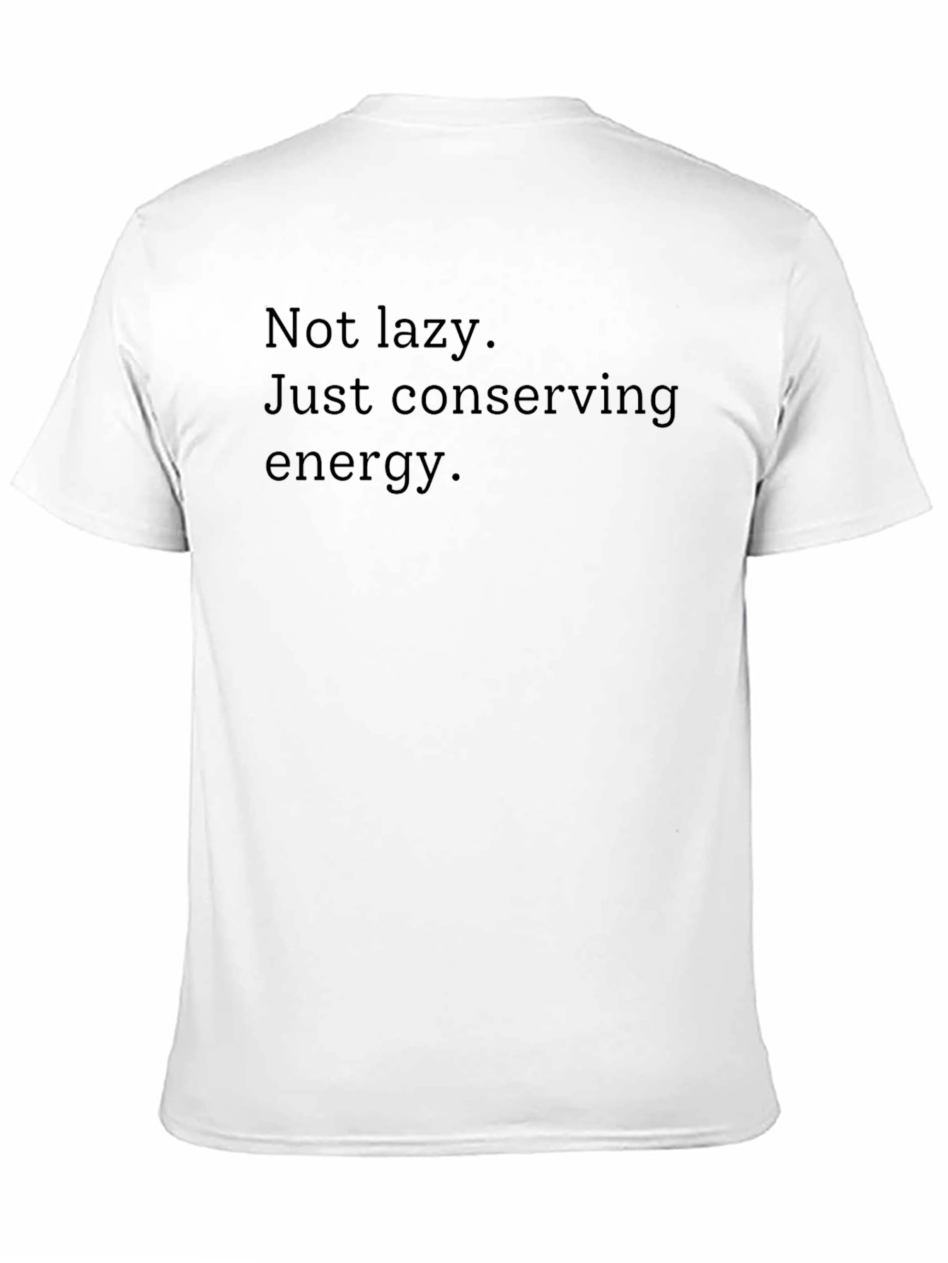 Conserving Energy Graphic Tee - Black
