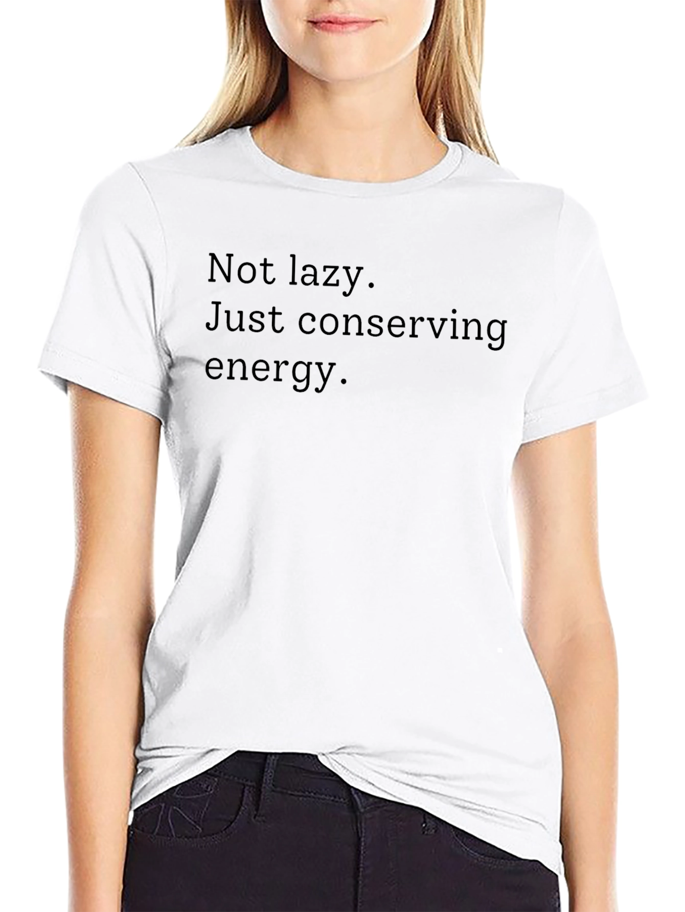 Conserving Energy Graphic Tee - Black