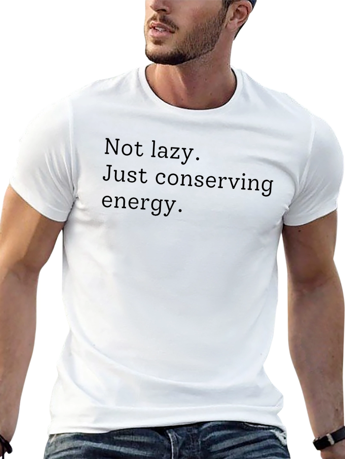 Conserving Energy Graphic Tee - Black