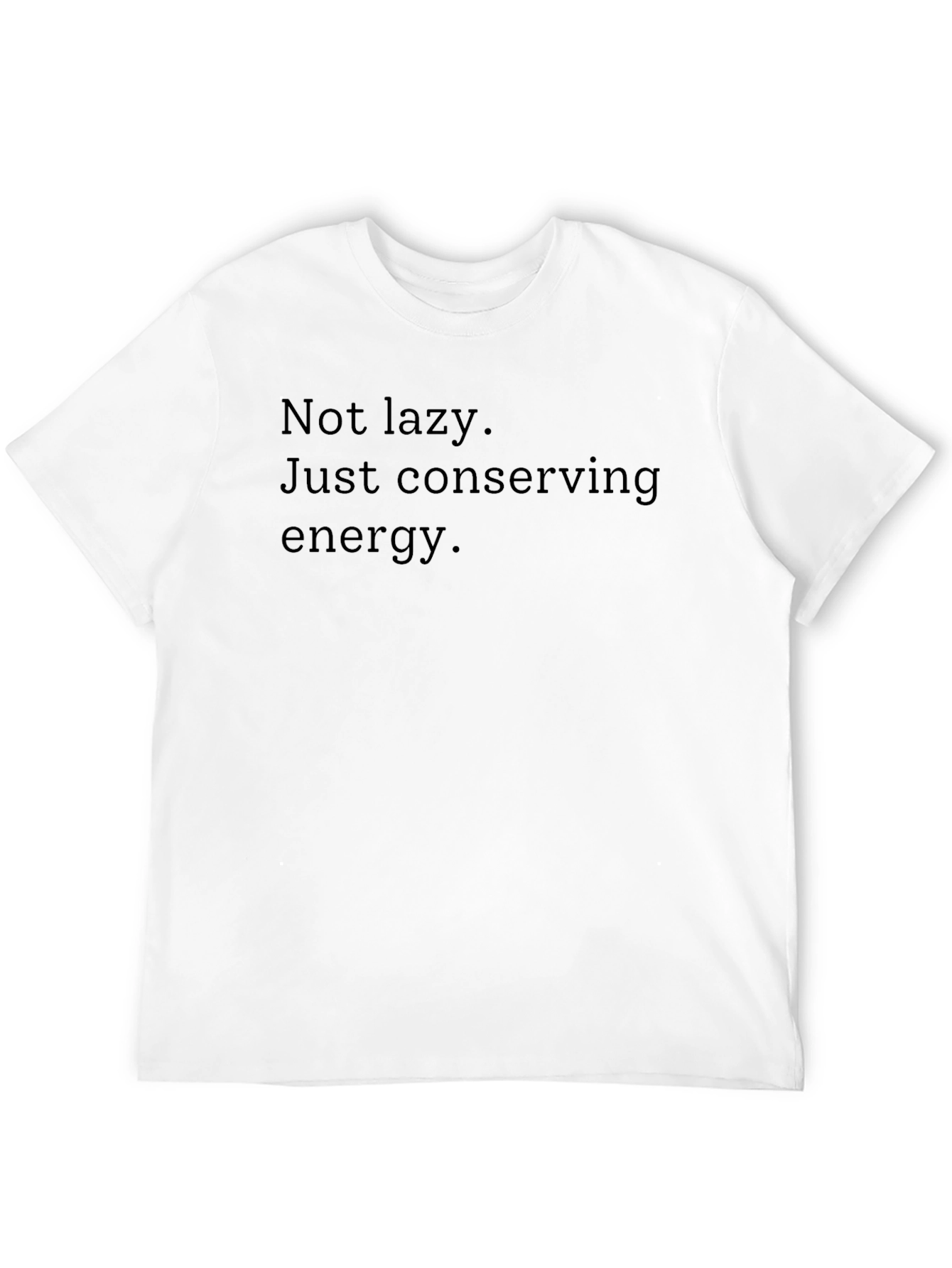 Conserving Energy Graphic Tee - Black