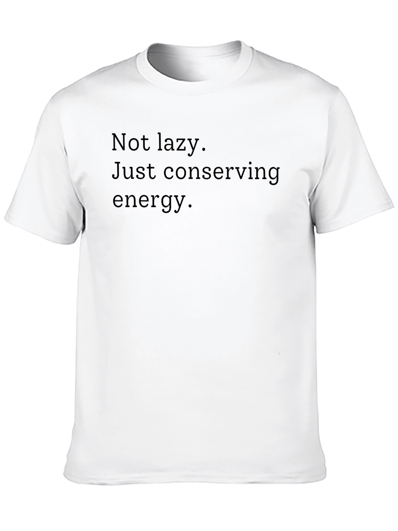 Conserving Energy Graphic Tee - Black