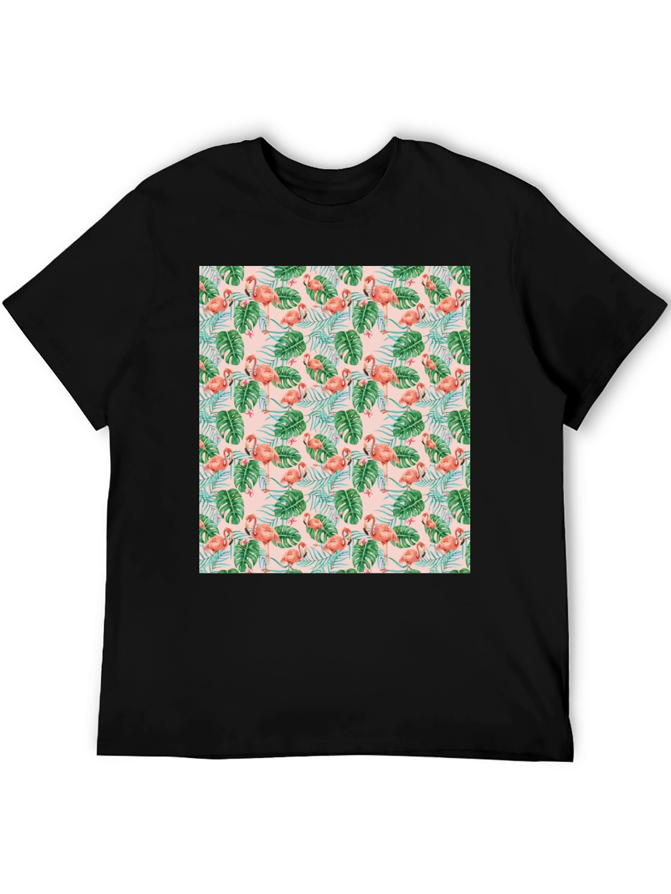 Tropical Flamingo T-Shirt - Vibrant Pattern