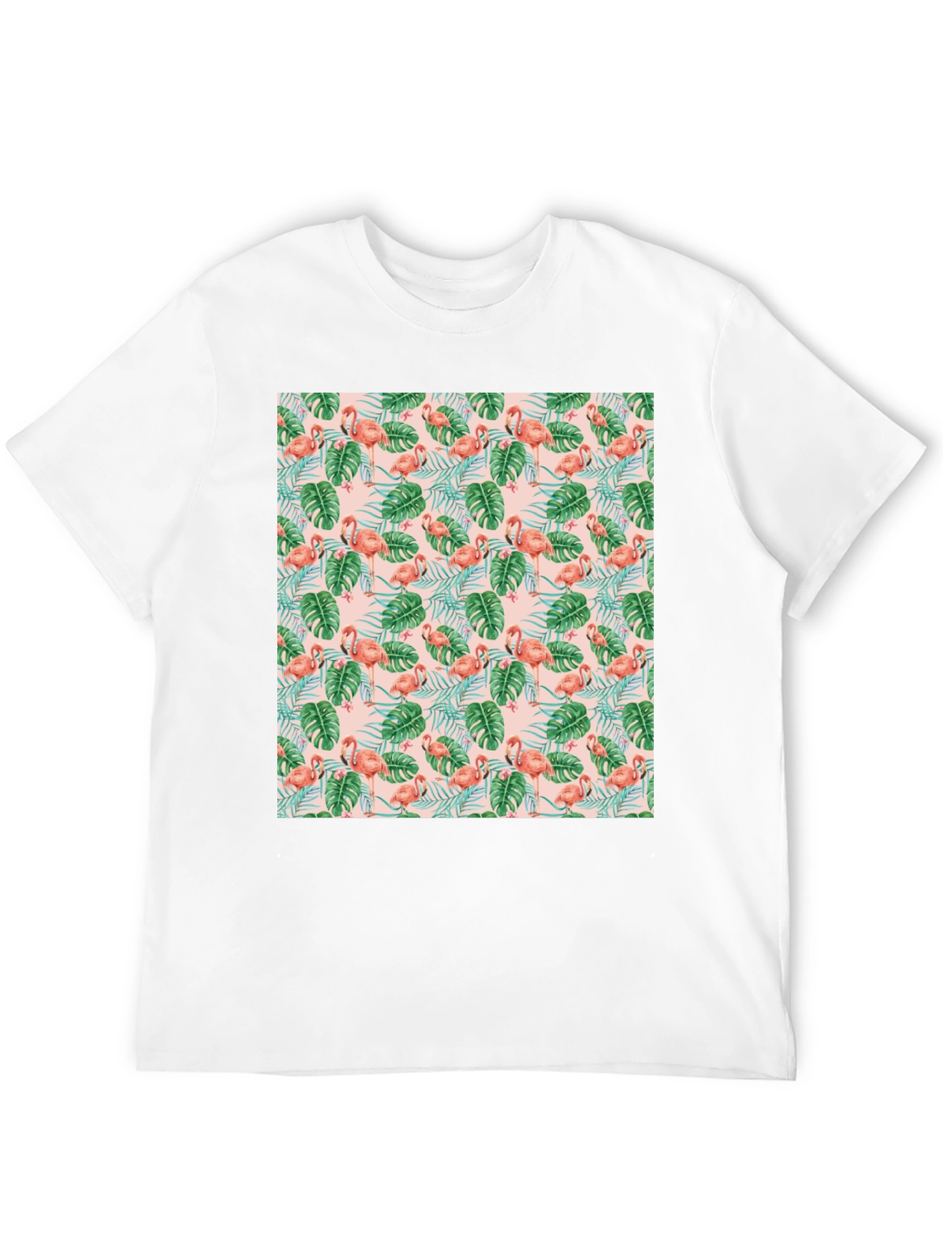 Tropical Flamingo T-Shirt - Vibrant Pattern