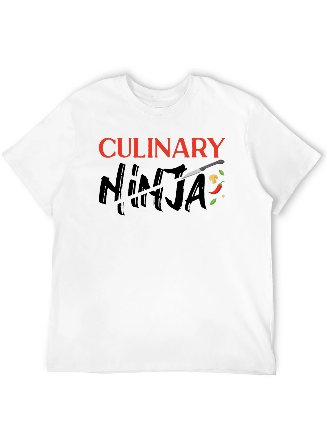 Culinary Ninja Black Graphic T-Shirt