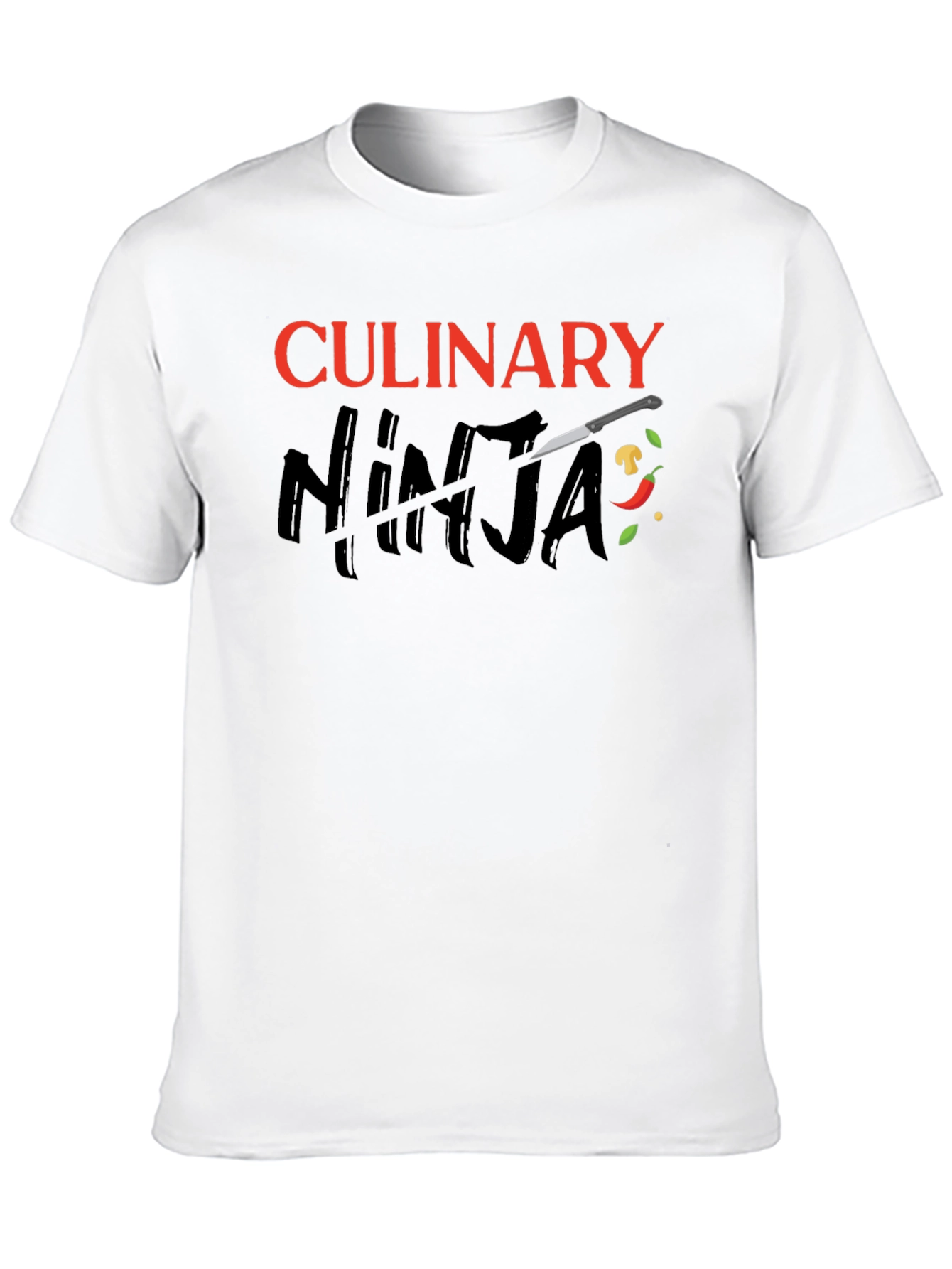 Culinary Ninja Black Graphic T-Shirt