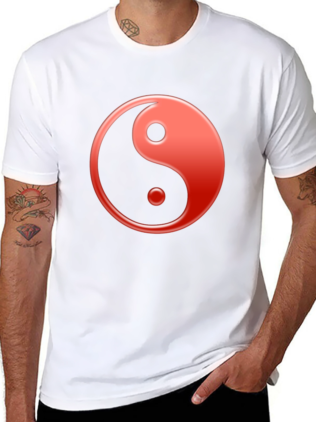 Yin Yang Graphic Tee - Balance & Style