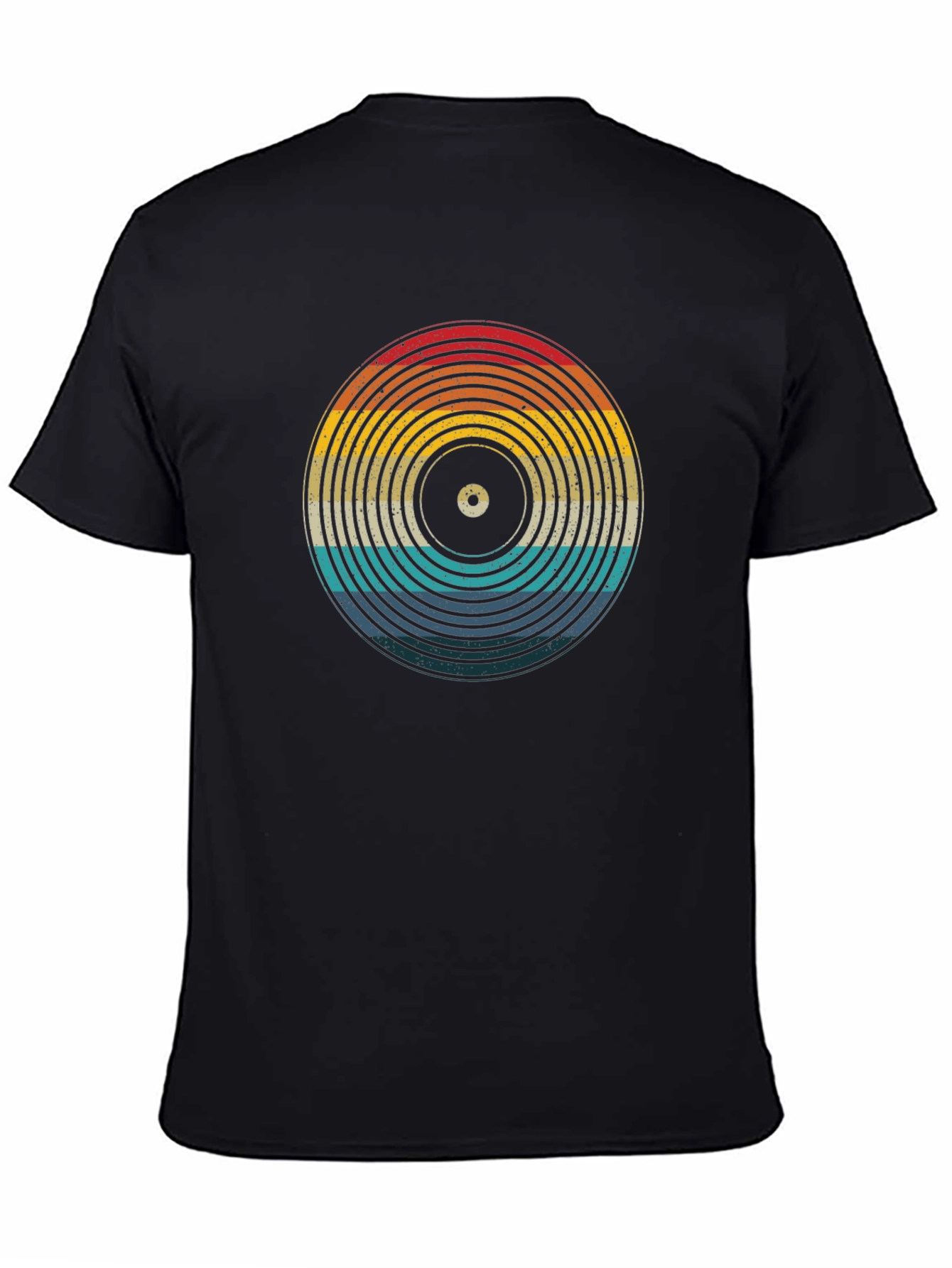 Retro Vinyl Record Graphic Tee