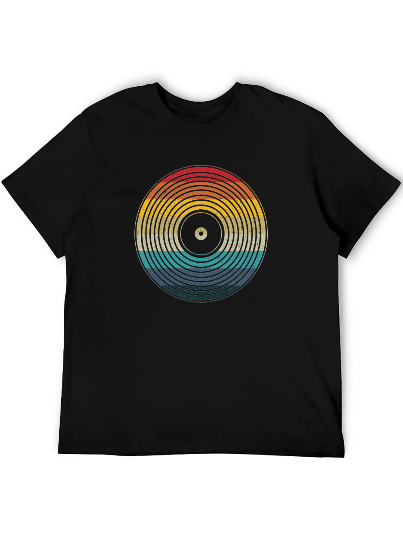 Retro Vinyl Record Graphic Tee