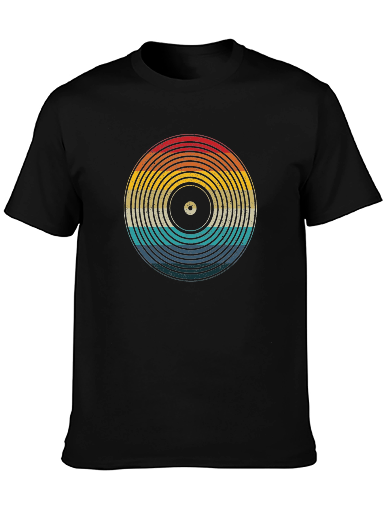 Retro Vinyl Record Graphic Tee